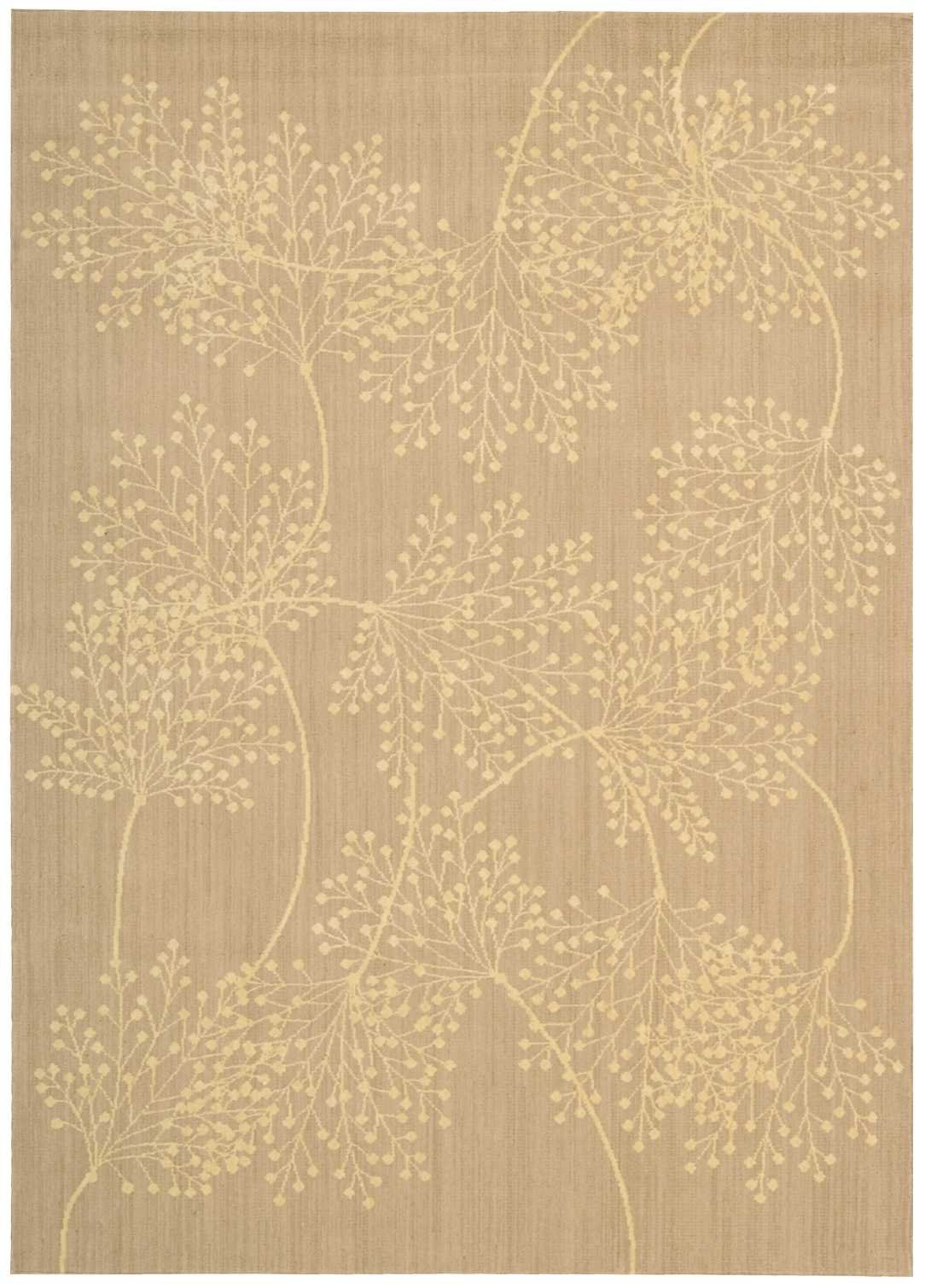 Nourison Capri Floral Sand 5'3