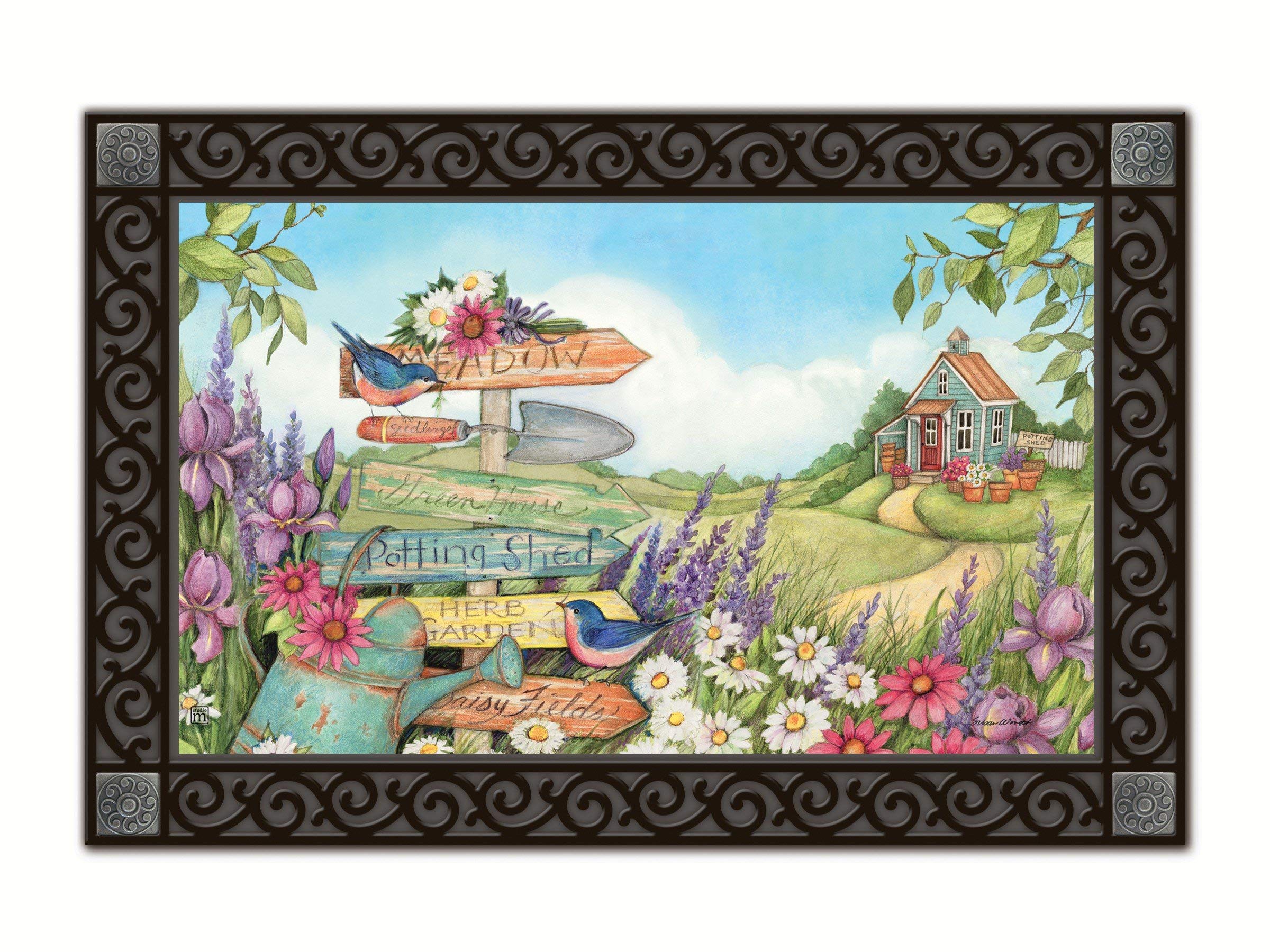 Signs of Spring Magnetic Mat - MAIL11335 by Magnet Works - Perfect for Refrigerators, Lockers & Office Decor
