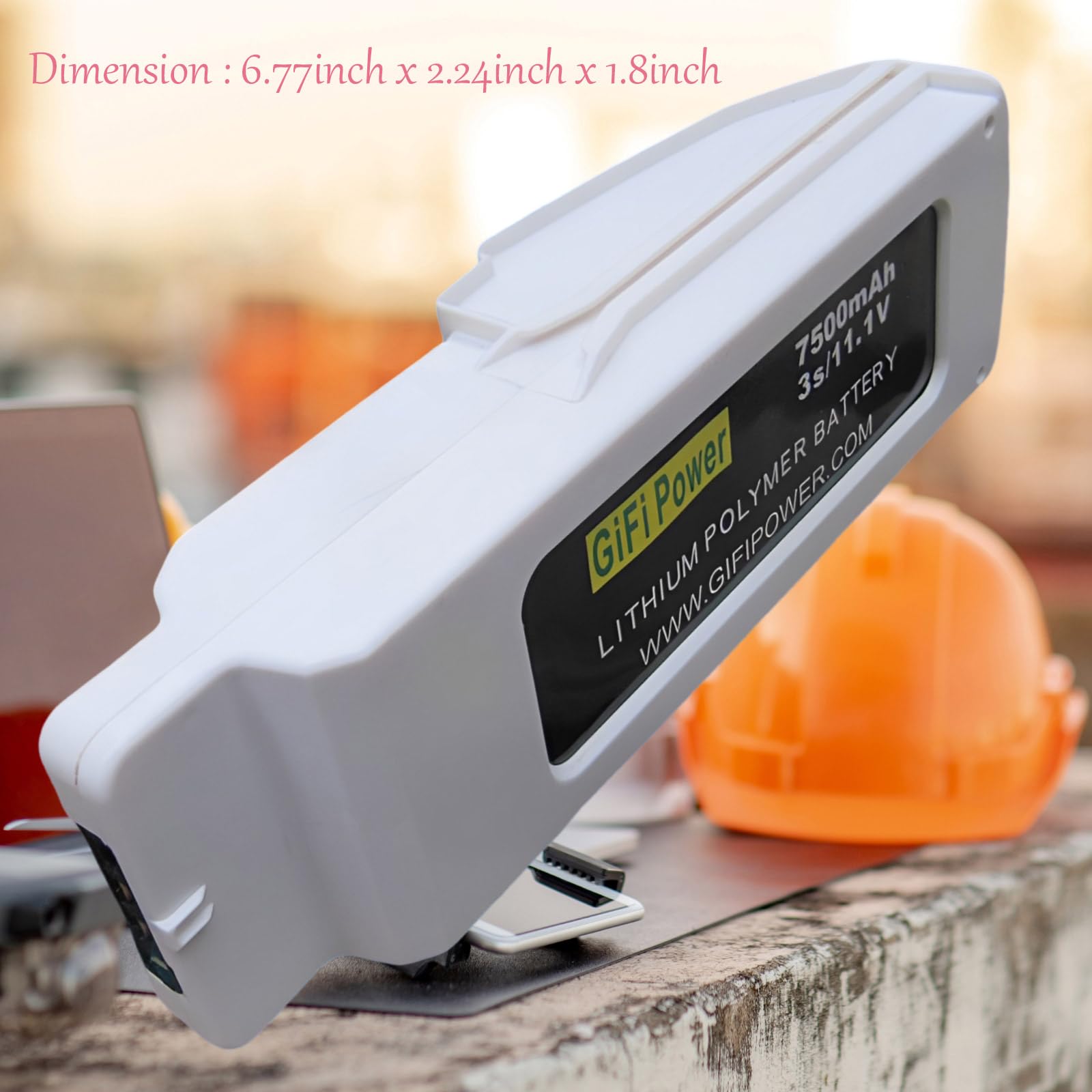 2PCS 7500mAh Replacement Battery for Blade Chroma Drone - High Capacity LiPo Battery Pack - Perfect for Extended Flight Time and Outdoor Aerial Photography