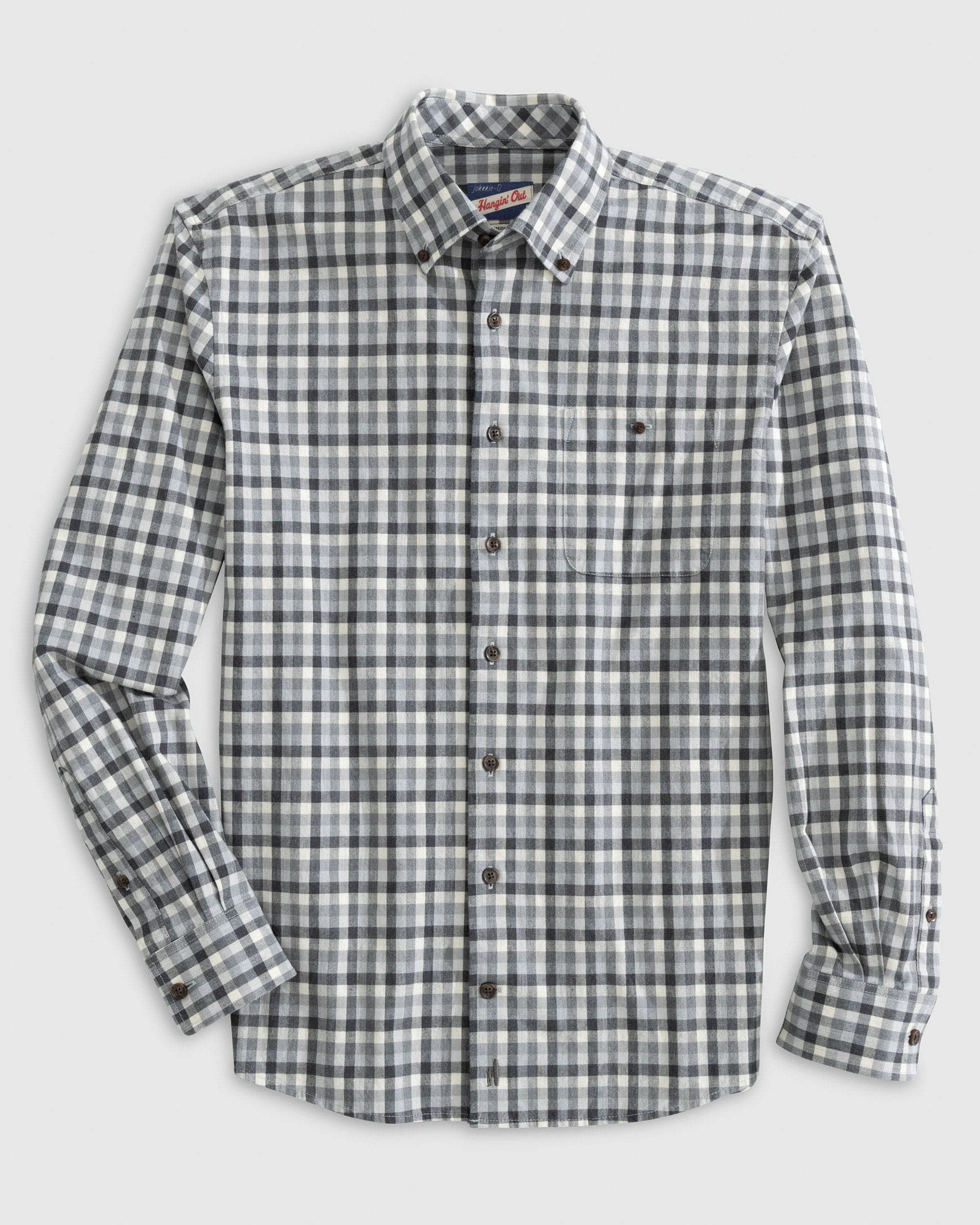Johnnie-O Coen Hangin' Out Button Up Shirt for Men | Casual Hawaiian Aloha Shirt | Perfect for Beach, Vacation & Summer Outfits