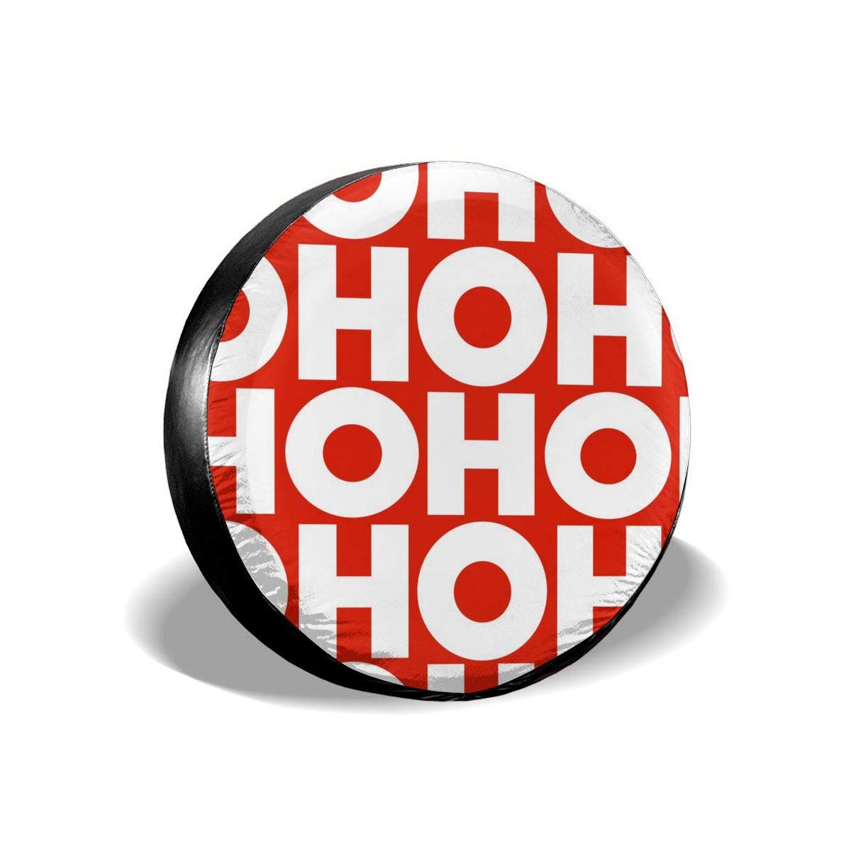 17 Inch Waterproof Merry Christmas Alphabet Letter Tire Covers - Red & White Spare Wheel Covers for Trucks & SUVs | Perfect for Holiday Road Trips & Festive Vehicle Decorations