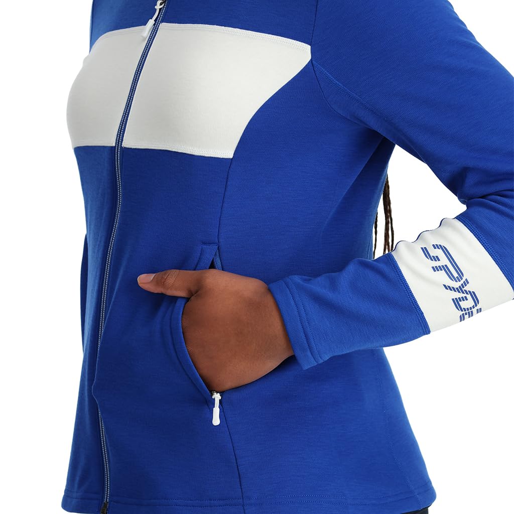 Spyder Women's Speed Full Zip Fleece Jacket - Lightweight Warm Winter Outerwear for Running, Hiking & Outdoor Activities