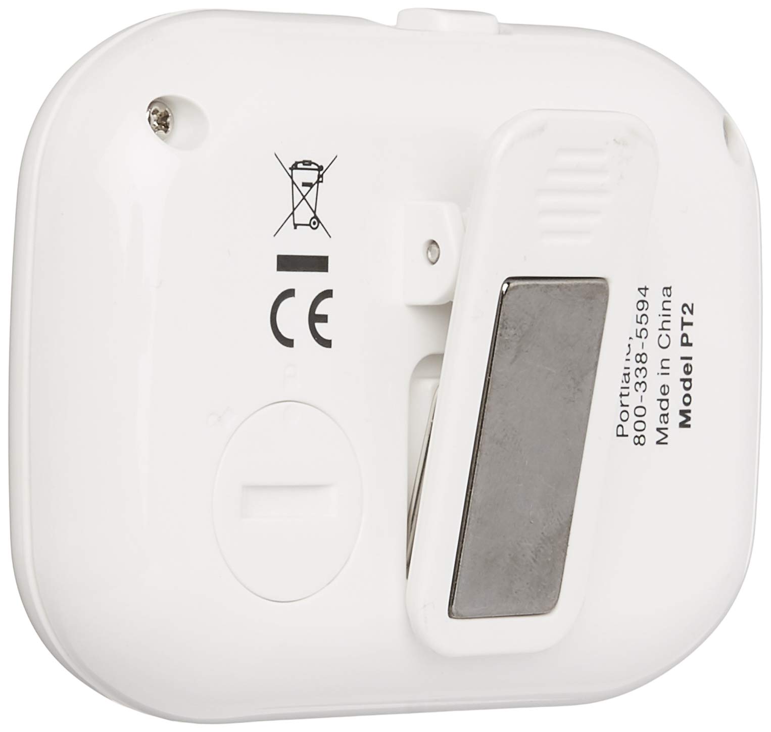 CDN PT2 Component Design Northwest 4-Event Digital Timer Clock - White | Programmable Kitchen Timer for Cooking, Baking, and Home Use