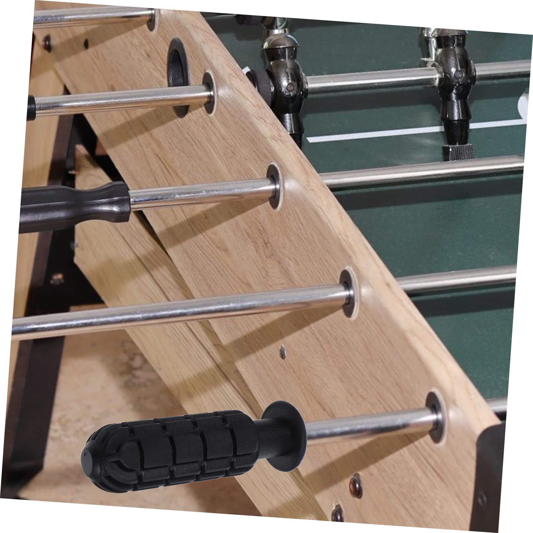 TOYANDONA 24 Pezzi Accessori Per Calcio Balilla - Maniglie Sostituibili per Calcio Tavolo, Grip Foosball Handle per Bambini e Adulti, Ideali per Partite in Casa e Tornei Amatoriali
