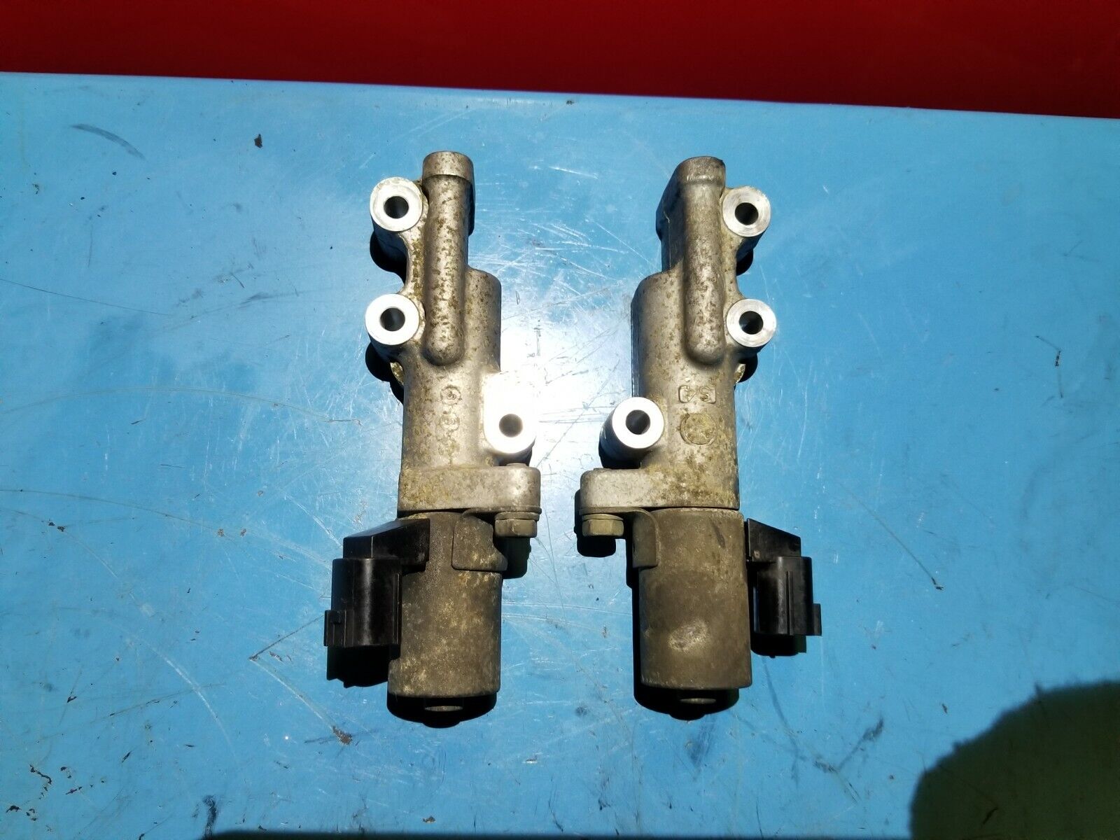 2003-2006 Nissan Maxima VVT Variable Timing Valve Solenoid - OEM Replacement (2-Piece Set) - Fits 110K+ Miles - Improve Engine Performance & Fuel Efficiency