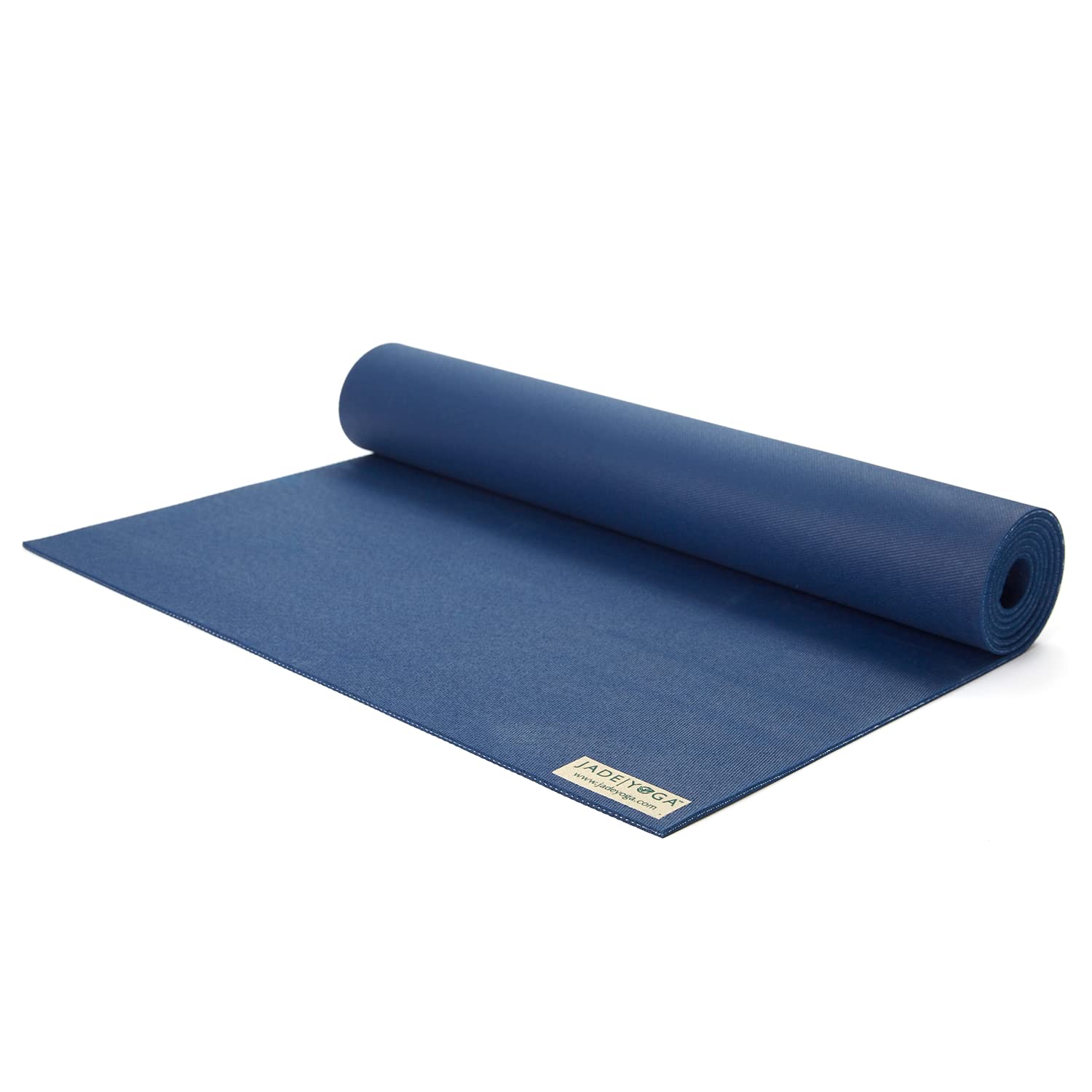 Premium JadeYoga Harmony Yoga Mat - Extra Thick & Non-Slip Natural Rubber Exercise Mat for Home Gym, Pilates & Meditation | Ideal for Yoga, Stretching & Workout Routines for Women & Men | Perfect for Studio, Travel & Daily Fitness Practice