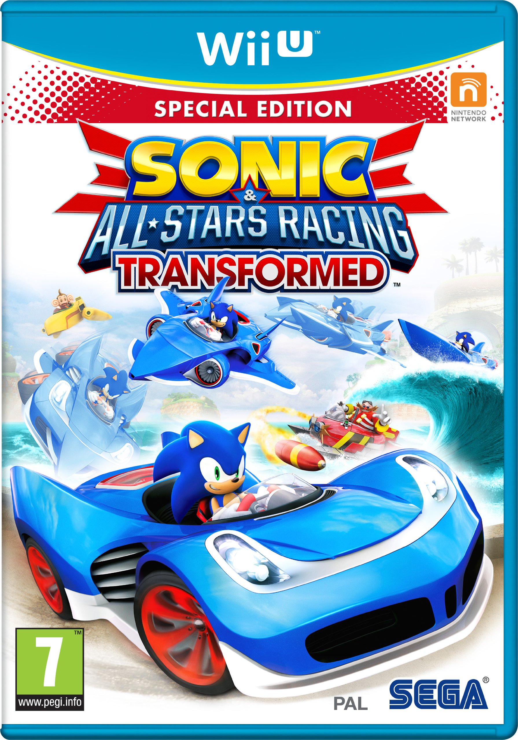Sonic & All-Stars Racing Transformed: Limited Edition for Nintendo Wii U - Fun Racing Game for Family & Friends