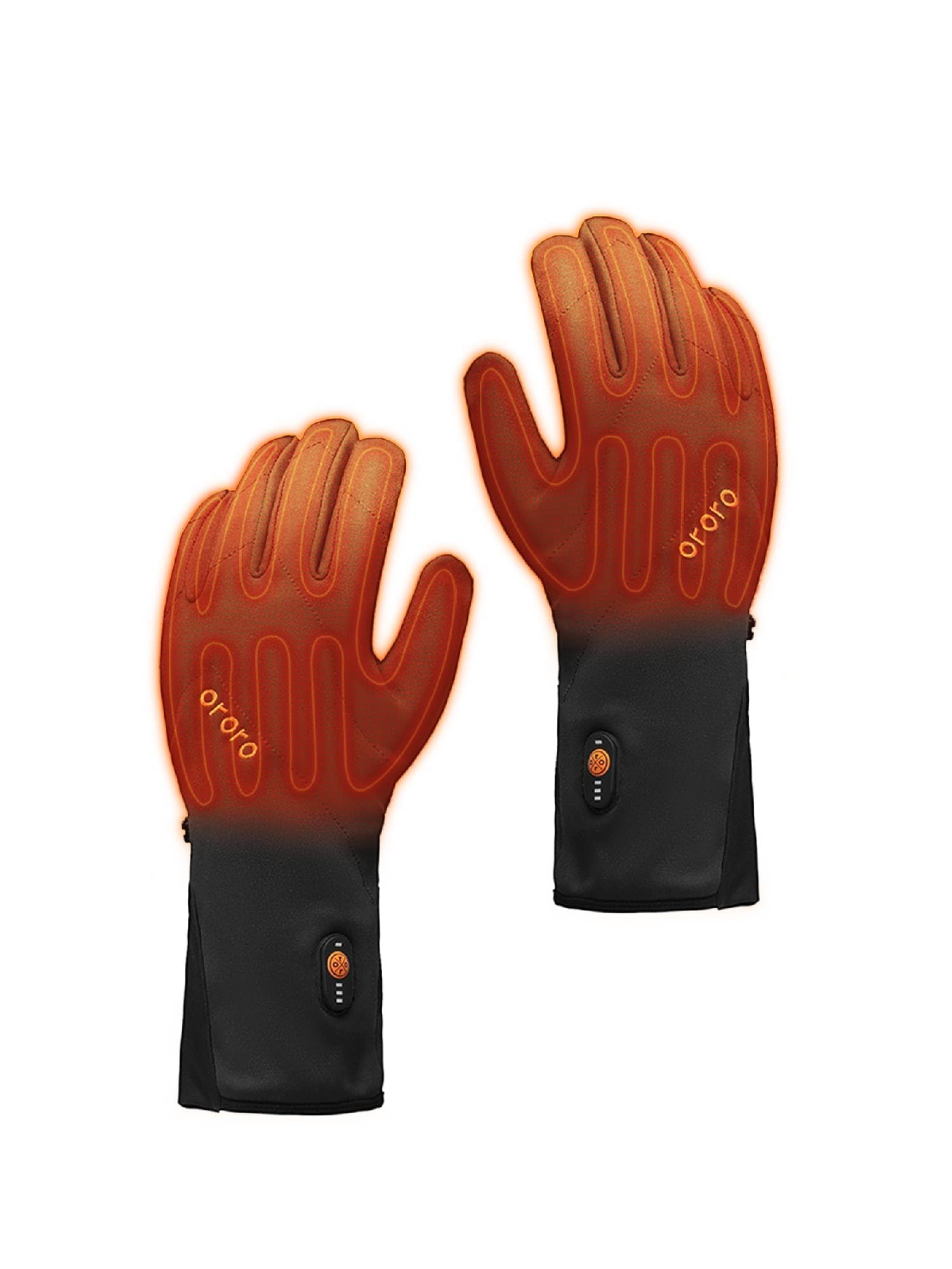 ORORO Heated Gloves Liner for Men & Women - Lightweight Battery Heated Gloves for Skiing, Snowboarding & Winter Sports (USB Rechargeable, Charger Not Included) - Stay Warm in Cold Weather