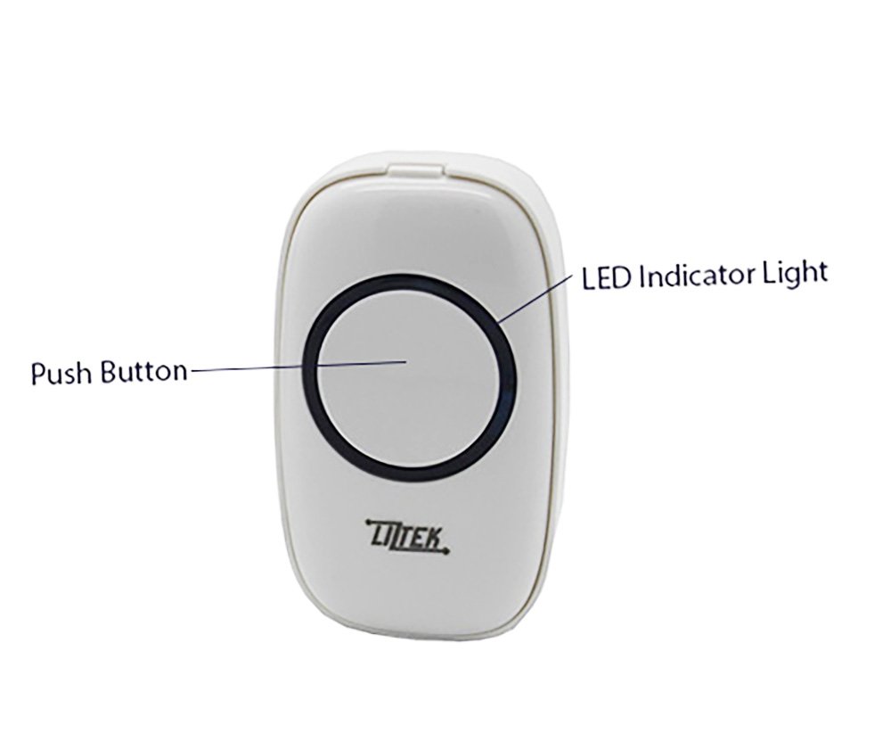 Wireless Doorbell with Remote Button & 2 Plug-in Receivers - 1000ft Range, 52 Chime Tones, No Receiver Batteries Needed - Perfect for Homes, Offices & Apartments