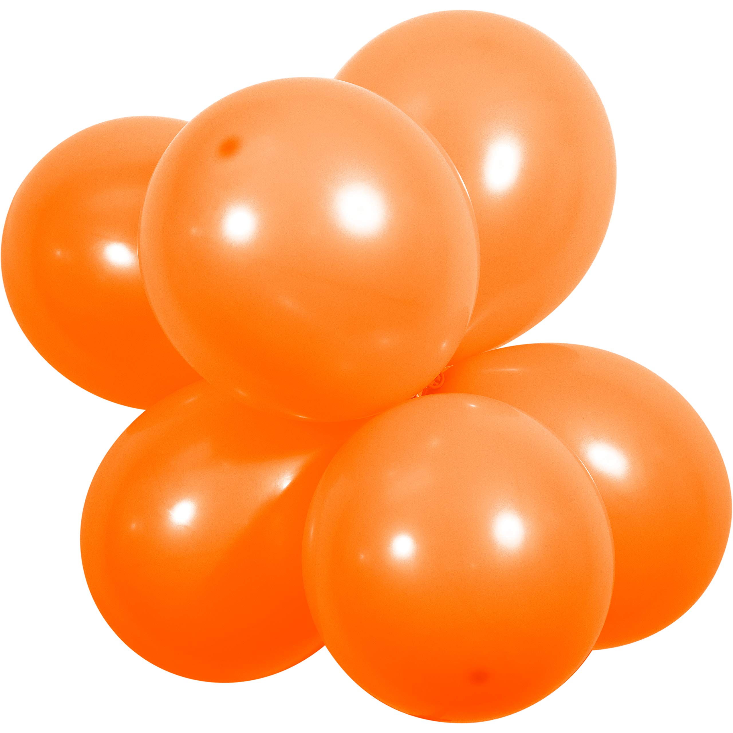 12-Inch Creative Converting Latex Balloons in Sunkissed Orange - Perfect for Birthday Parties, Baby Showers & Holiday Decorations