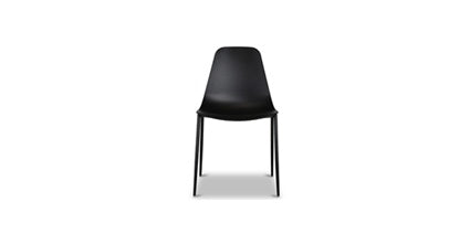 Isla Dining Chair - Modern Wooden Dining Room Chairs Set of 2, Comfortable Upholstered Seat with Sturdy Metal Legs - Perfect for Kitchen, Dining Room, Breakfast Nook & Home Decor