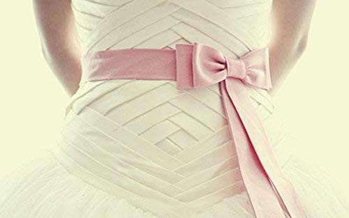 1 Inch Light Pink Grosgrain Ribbon - 50 Yards Per Roll for DIY Crafts, Bow Making, Wreaths, Gift Wrapping, Hair Accessories & Wedding Decorations - Perfect for Party Favors, Scrapbooking and Home Decor Projects