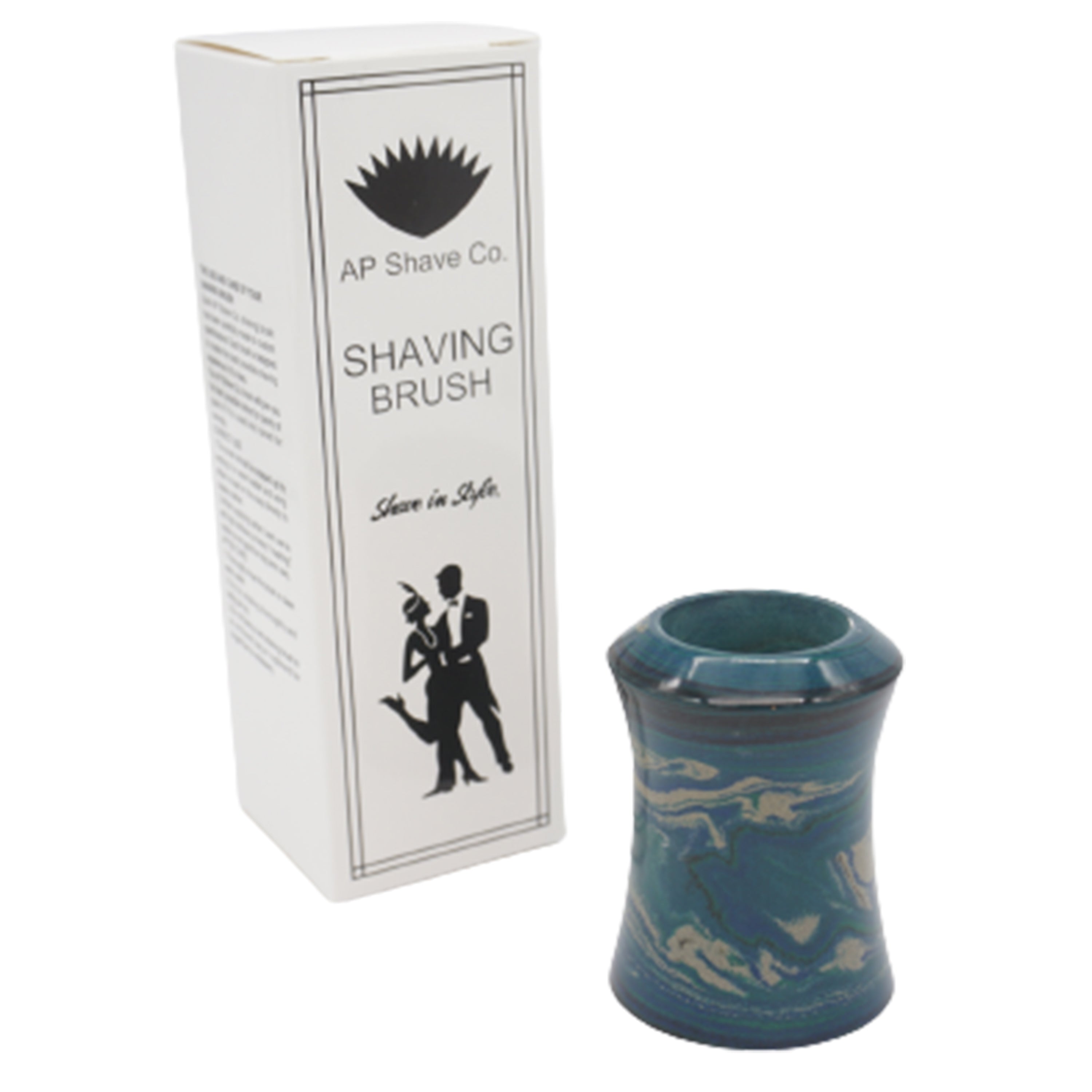 Premium Handcrafted Ebonite Shaving Brush Handle - Fits 24mm & 26mm Knots - Perfect for Wet Shaving & Grooming Gifts - Ideal for Travel & Luxury Bathroom Essentials
