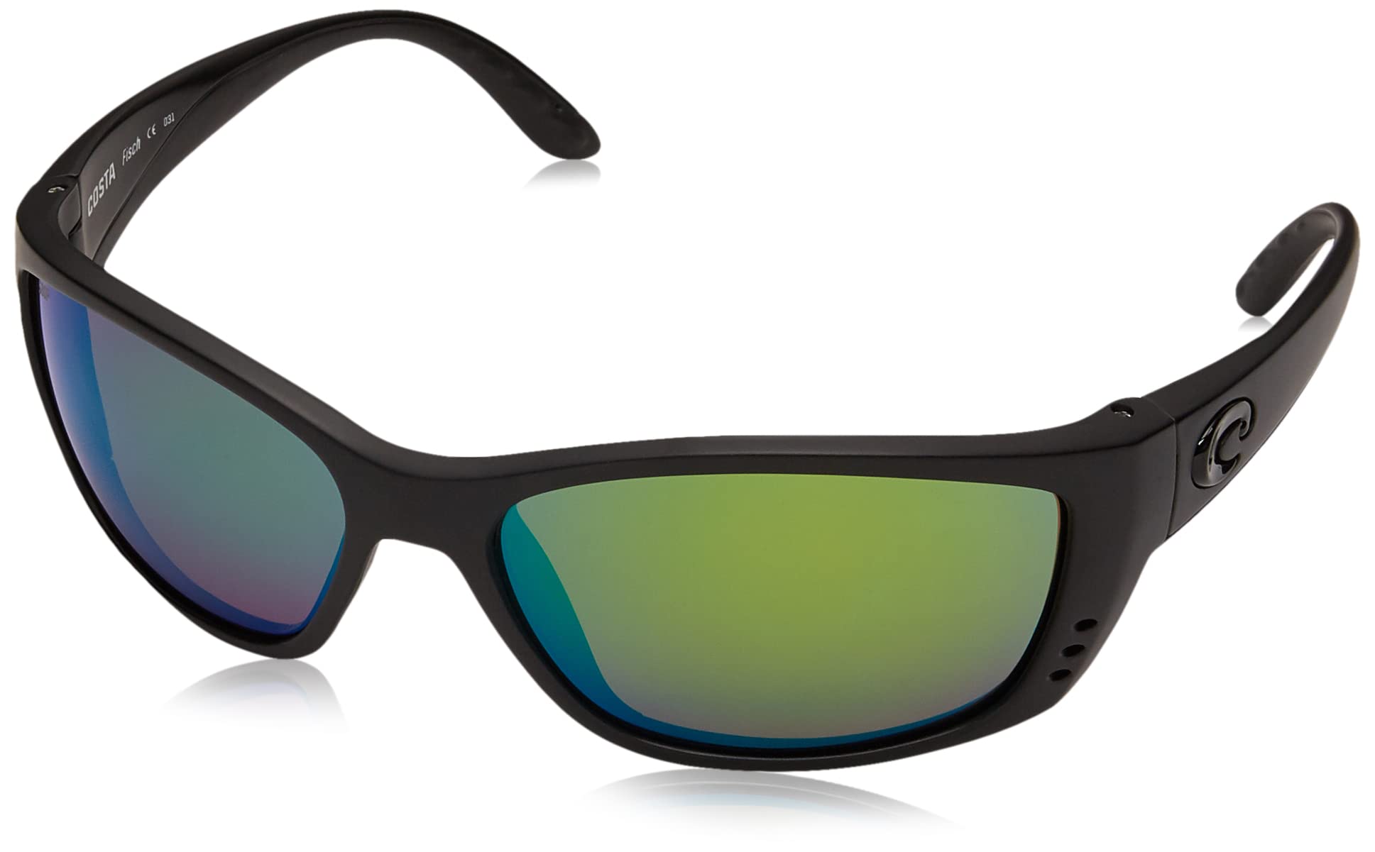 Costa Del Mar Men's Fisch Rectangular Polarized Sunglasses UV Protection - Stylish Aviator Shades for Driving, Fishing & Outdoor Activities