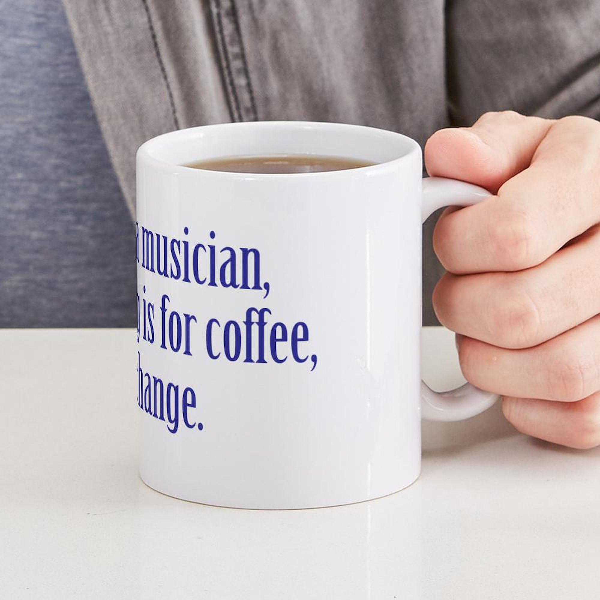 11 oz (325 ml) Ceramic Coffee Mug for Musicians - Perfect Gift for Music Lovers, Teachers & Band Members - Ideal for Home, Office & Studio Use