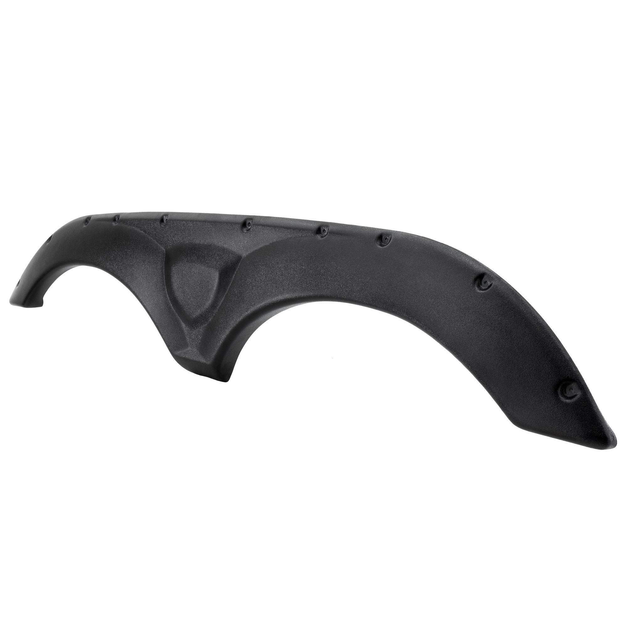 RecPro RV Tandem Fender Skirt - Heavy Duty Black Plastic Trim Molding (2-Pack) for RV Trailers & Campers | Durable Protection Against Road Debris & Weather