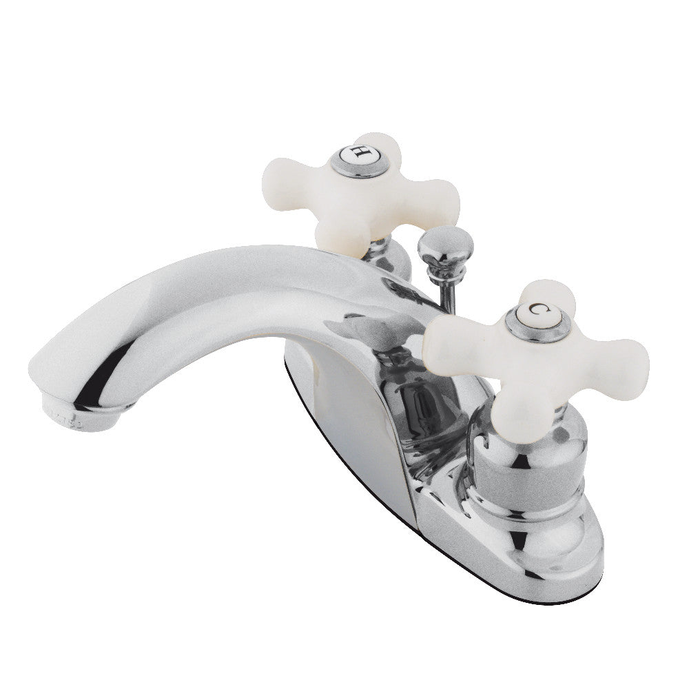 Kingston Brass KB7641PX 4-Inch Centerset Bathroom Faucet - Chrome Finish for Vanity Sink, Powder Room & Guest Bath Installation