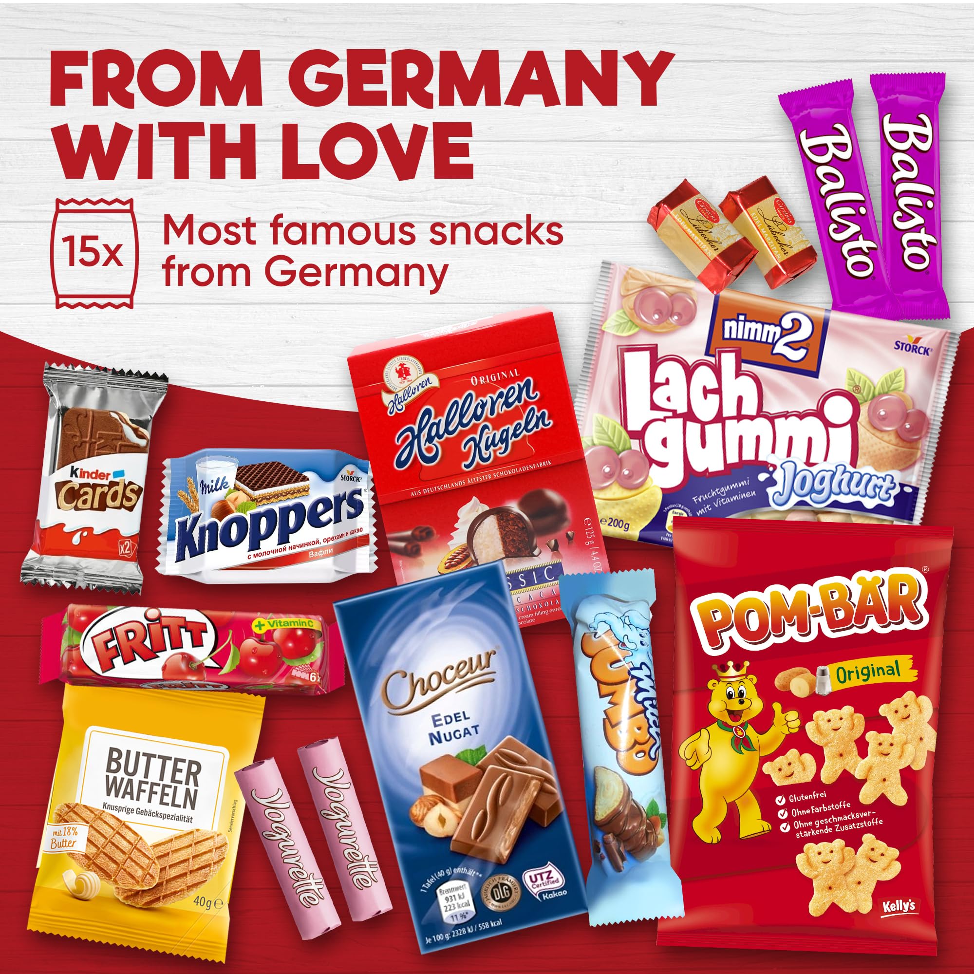 Authentic German Snacks & Candy - Premium European Chocolates, Sweets & Treats for Gifting, Parties & Home Enjoyment