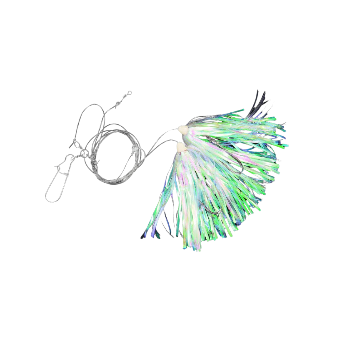 Jiging World Helen H Grub Holder Fluke Rigs - Premium Saltwater Fishing Lures for Fluke, Flounder and Sea Bass | Perfect for Offshore and Inshore Fishing Trips