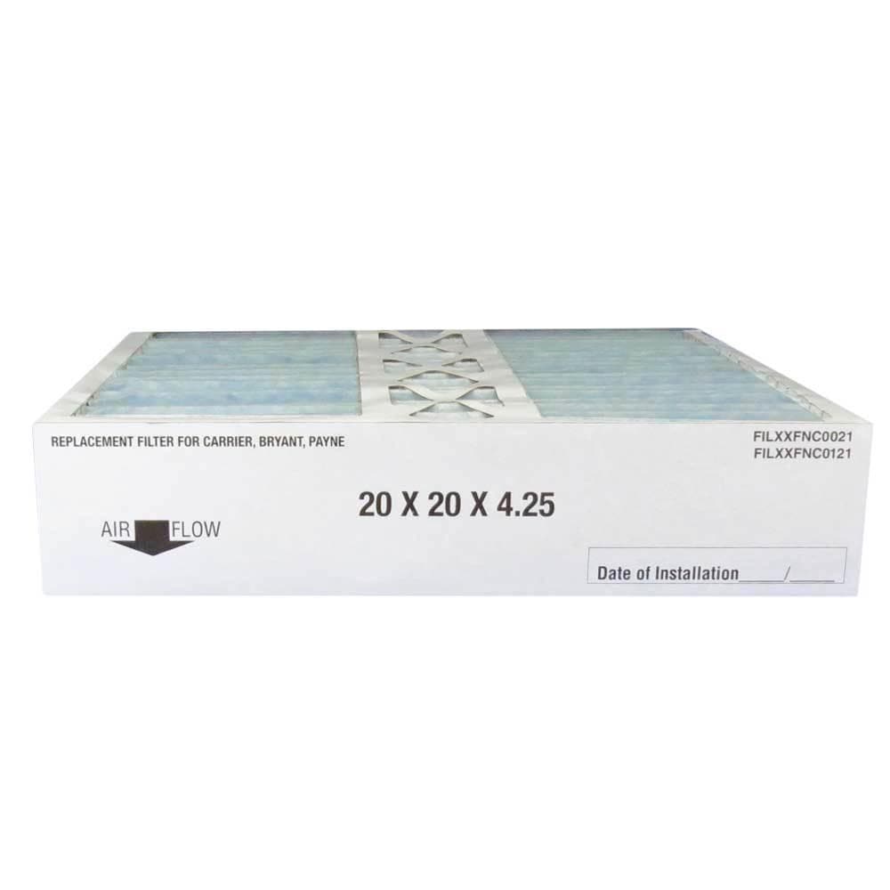 Atomic FILBBFNC0021 20x20x4.25 MERV 11 Bryant Replacement Furnace Air Filter - 2 Pack | Perfect for Home HVAC Systems & Furnace Maintenance