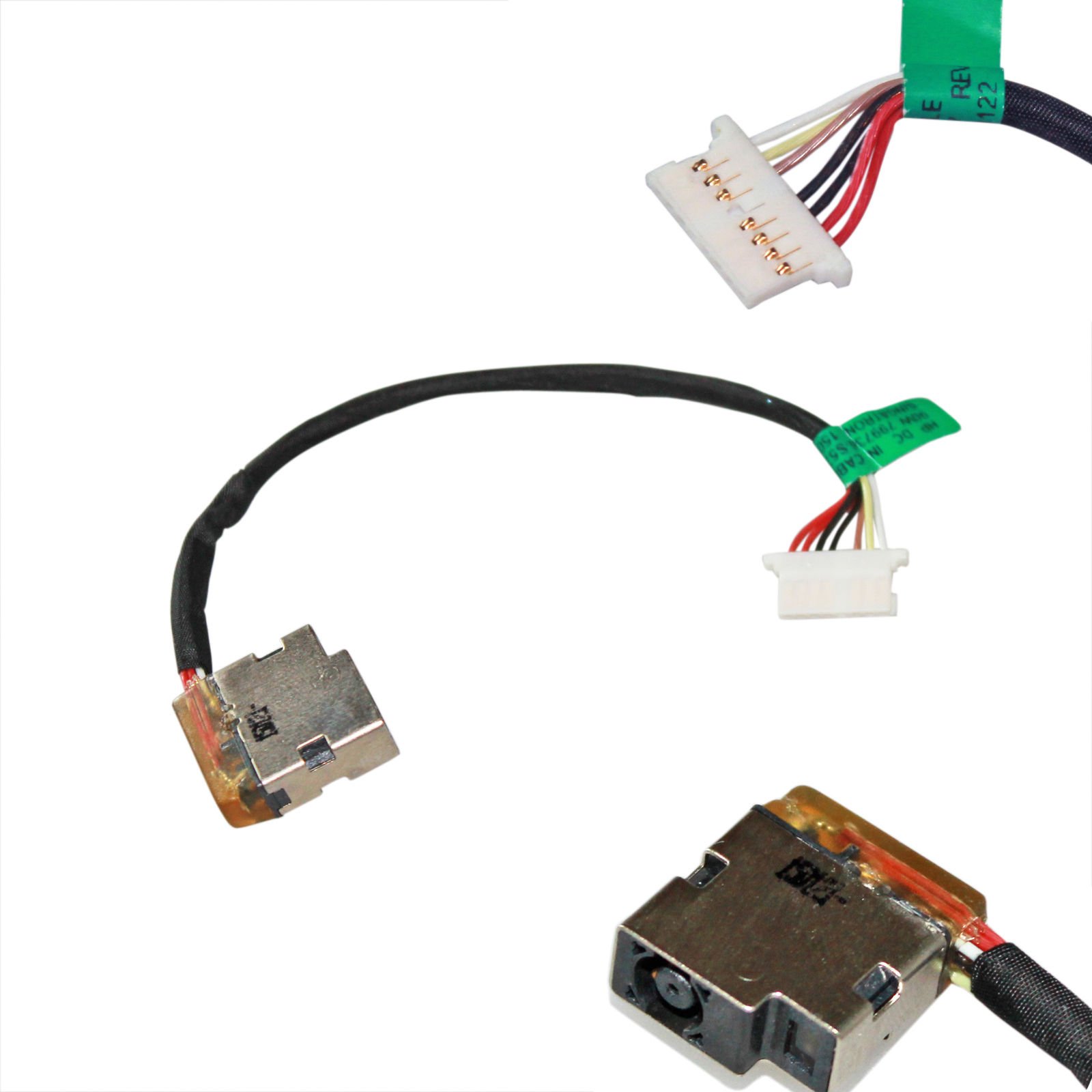 Replacement DC Power Jack Harness Cable for HP ENVY M6 Series & 13/15 Models - Compatible with M6-W010DX, M6-W011DX, M6-W014DX, M6-W015DX, M6-W101DX, M6-W102DX, M6-W103DX, M6-W105DX, 13-AB016nr, 13-AB020nr, 13-AB055nr, 13-AB056nr, 13-AB057NR, 15-BP010CA - Perfect for Laptop Charging Port Repair & Power Supply Replacement