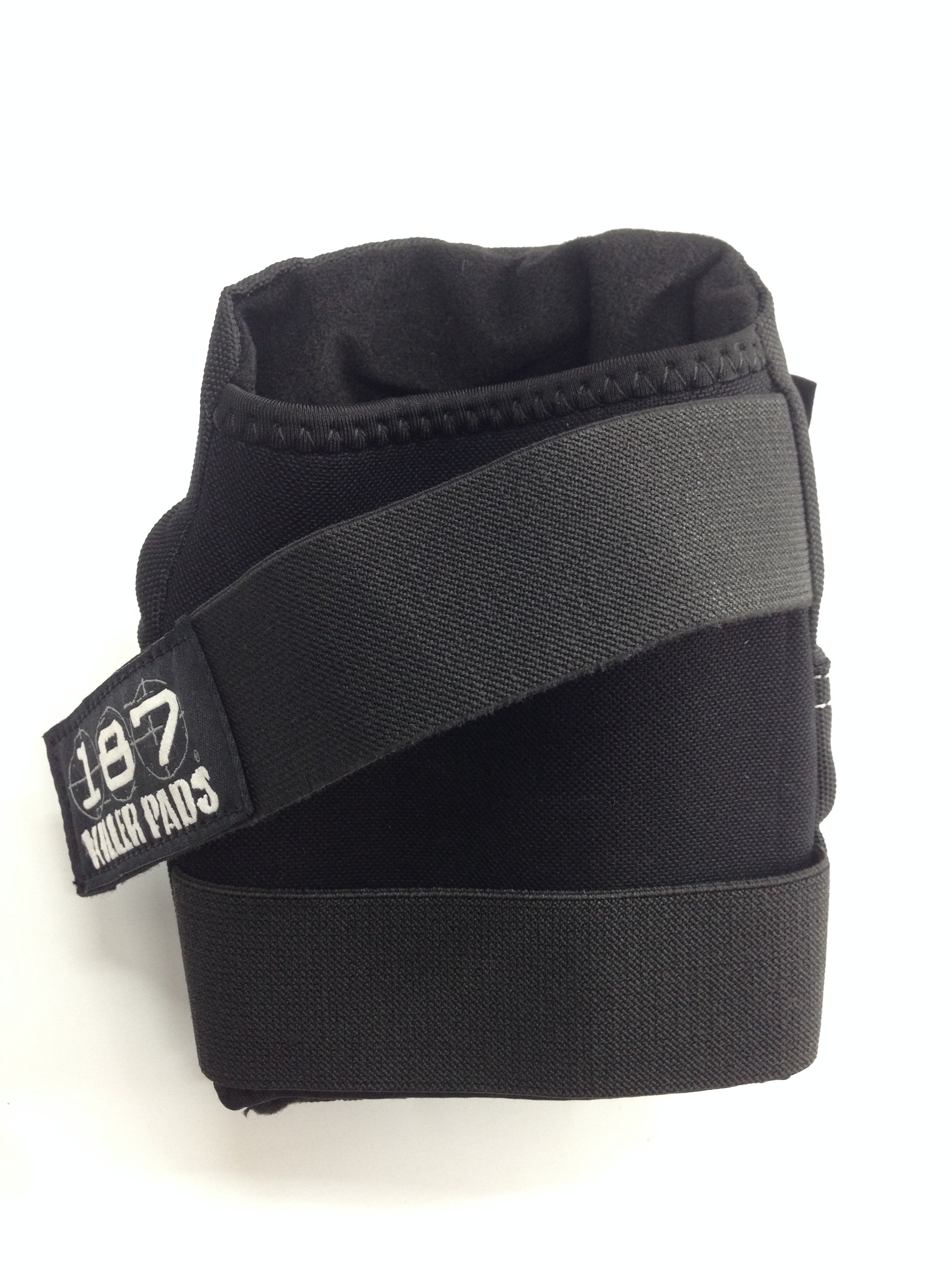 187 Slim Black Elbow Pads for Cycling, Skateboarding & Sports - Lightweight Protective Gear for Men & Women