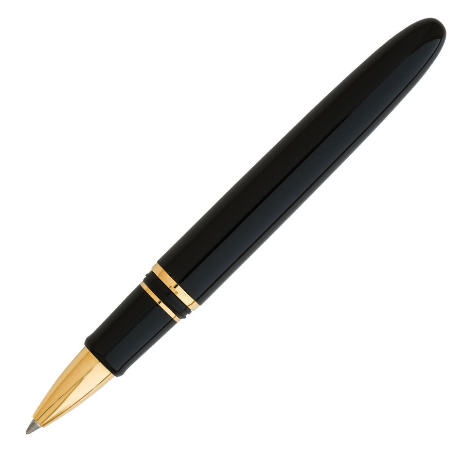 Esterbrook Estie Rollerball Pen - Premium Ebony Wood with Gold Trim - Perfect for Office, Journaling & Gift Giving