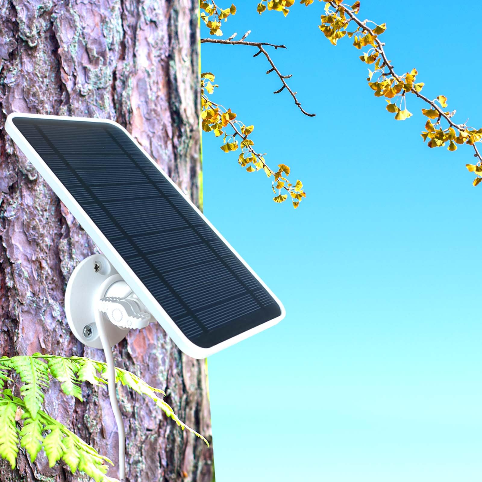 DIANMU 3 Pack Solar Panel for SimpliSafe Outdoor Security Camera - 13FT Weatherproof Cable & Aluminum Alloy Adjustable Mount - Continuous Power Supply for Home Security Surveillance - Perfect for Driveway, Backyard, and Front Door Monitoring