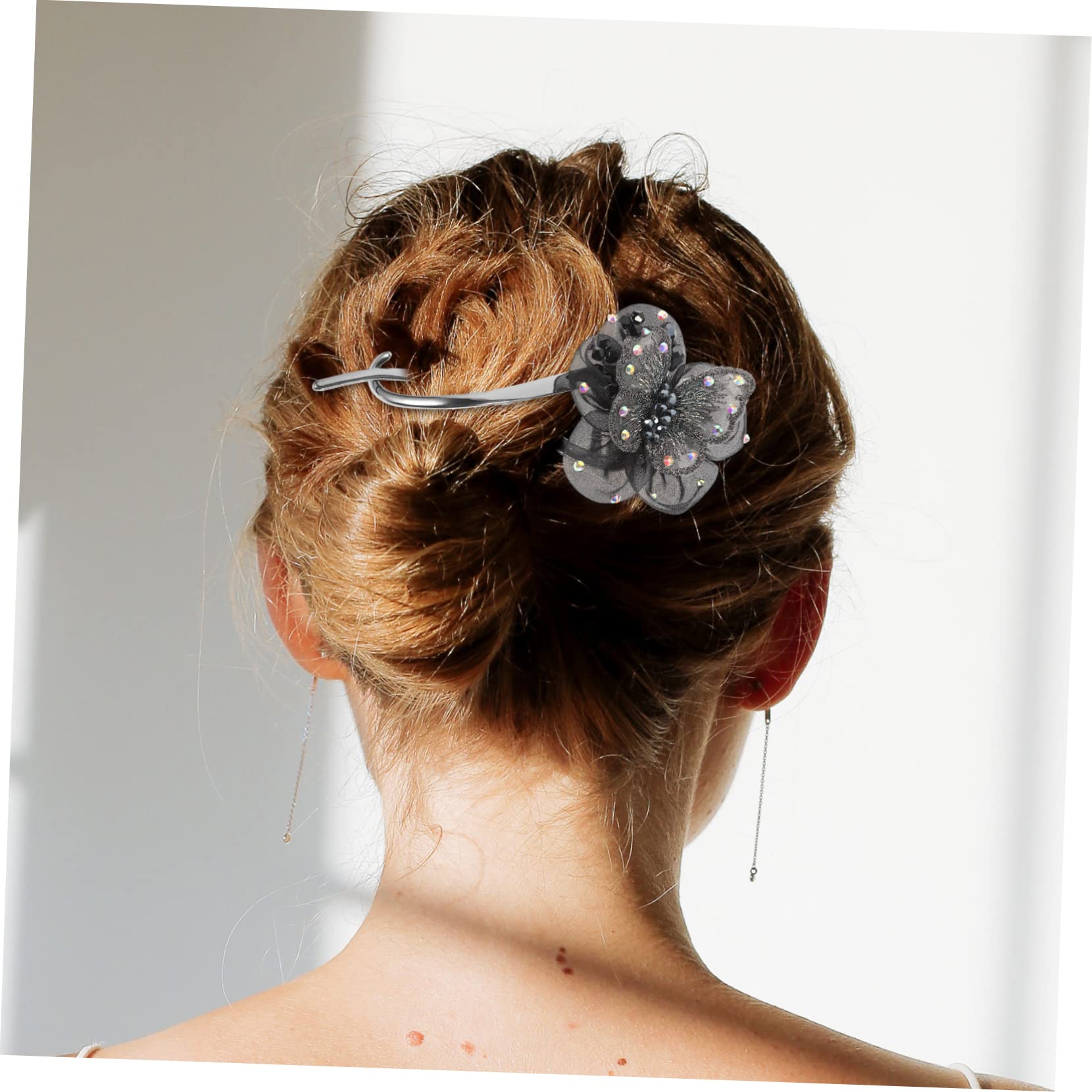Minkissy Butterfly Knot Hair Clip for Women - French Hair Barrettes, Girls Hair Bun Holder - Perfect for Weddings, Parties, and Everyday Styling