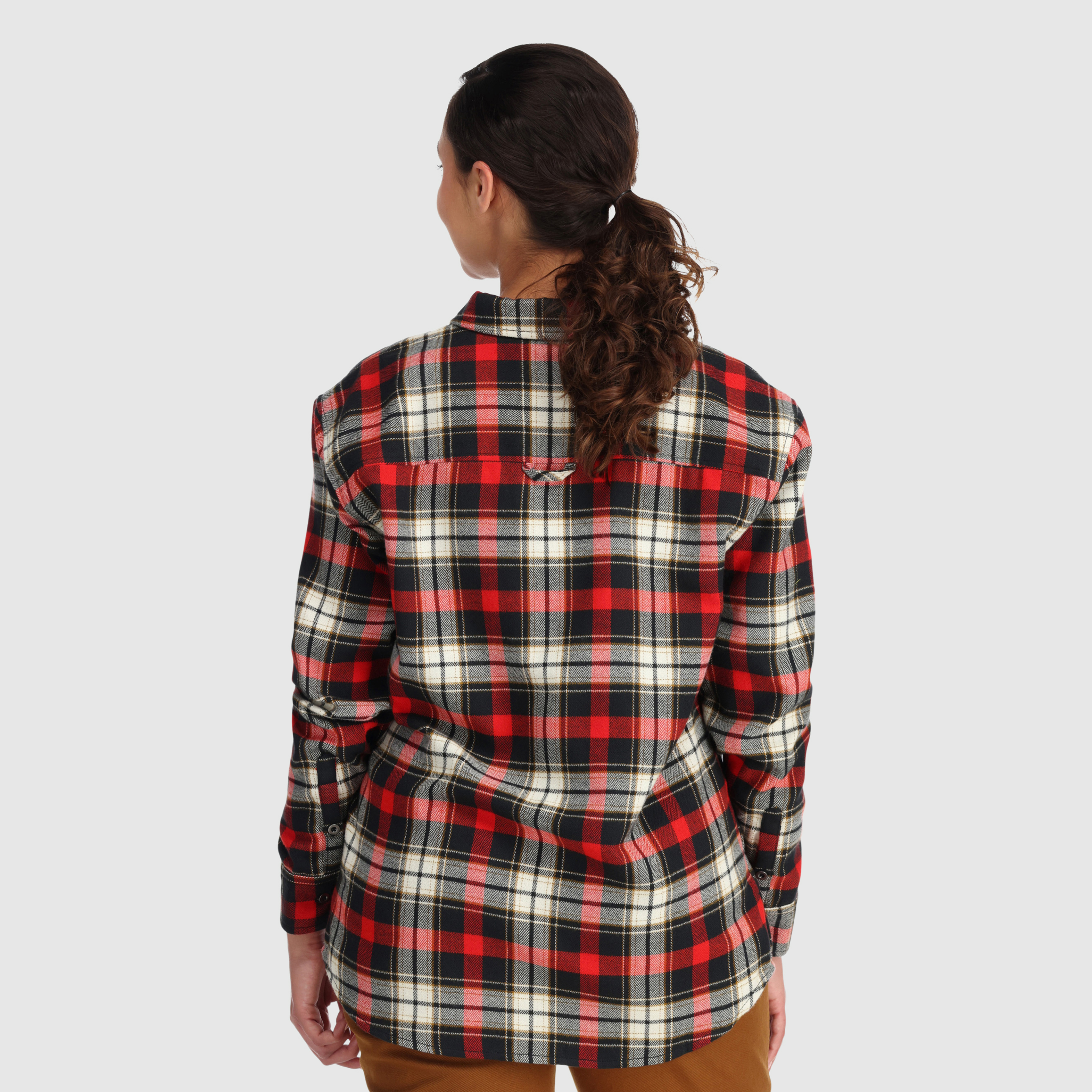 Women's Soft Plaid Flannel Shirt - Cozy Button-Up Top for Fall & Winter - Perfect for Casual Outfits, Layering and Outdoor Activities
