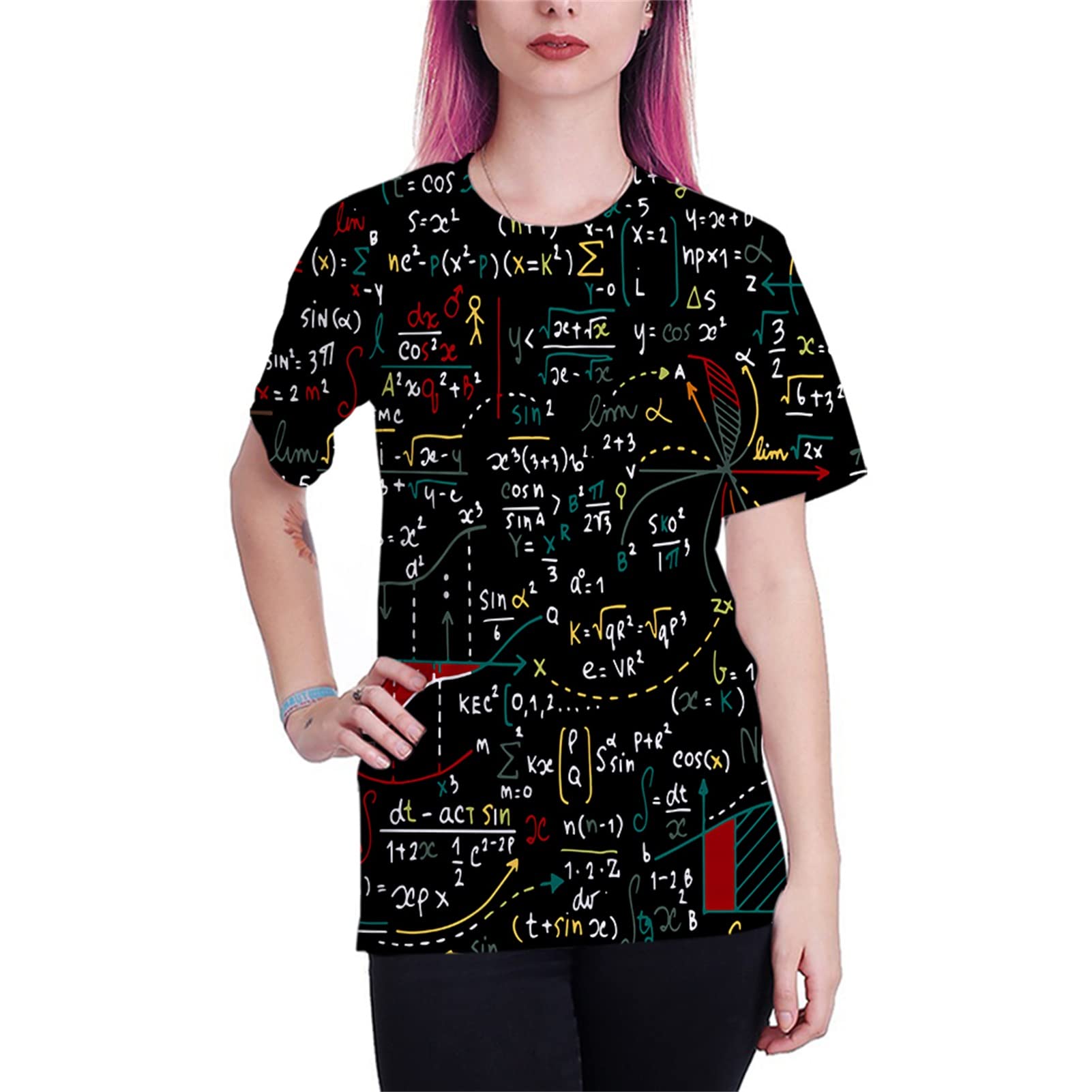 Yasswete Unisex 3D Printed Graphic T-Shirts - Short Sleeve Casual Tops for Men & Women - Perfect for Streetwear, Parties, and Everyday Fashion
