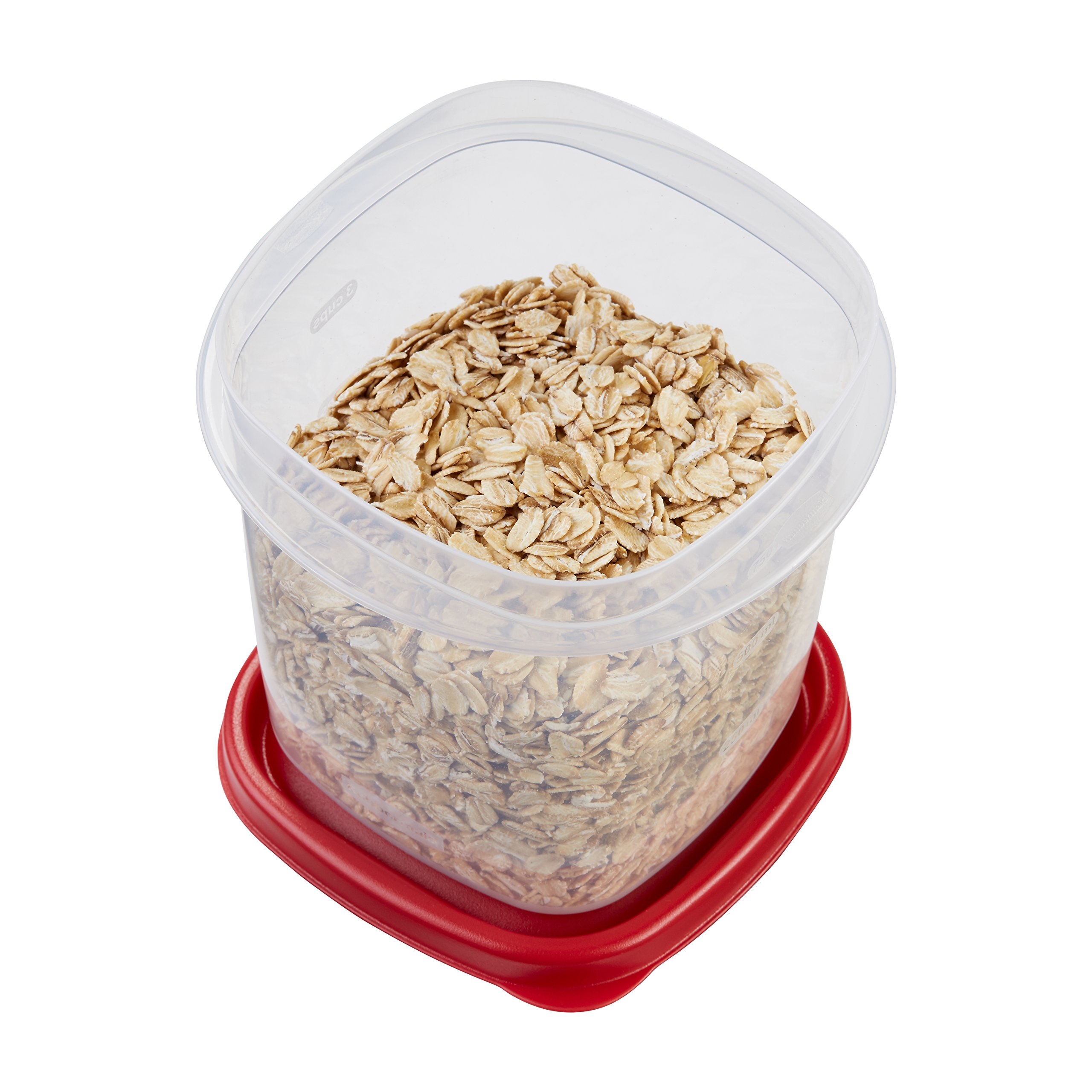 Rubbermaid Easy Find Lids Food Storage Containers Set - 6-Piece Airtight Kitchen Organizers in Racer Red | Perfect for Meal Prep, Leftovers & Pantry Storage