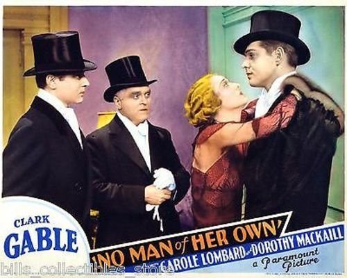 Vintage Clark Gable & Carole Lombard 8x10 Photo - Movie Memorabilia for Collectors