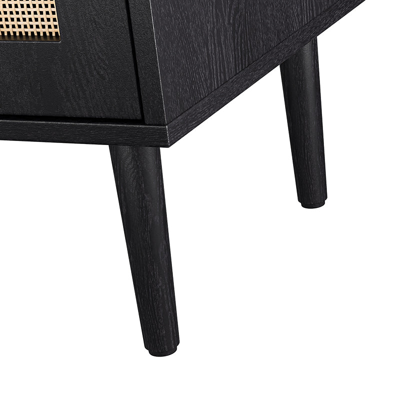 Norbert 63-Inch Wide Sideboard with Storage - Modern Buffet Cabinet for Dining Room, Living Room & Entryway - Solid Wood Console Table with 4 Drawers & 2 Doors (Espresso Finish)