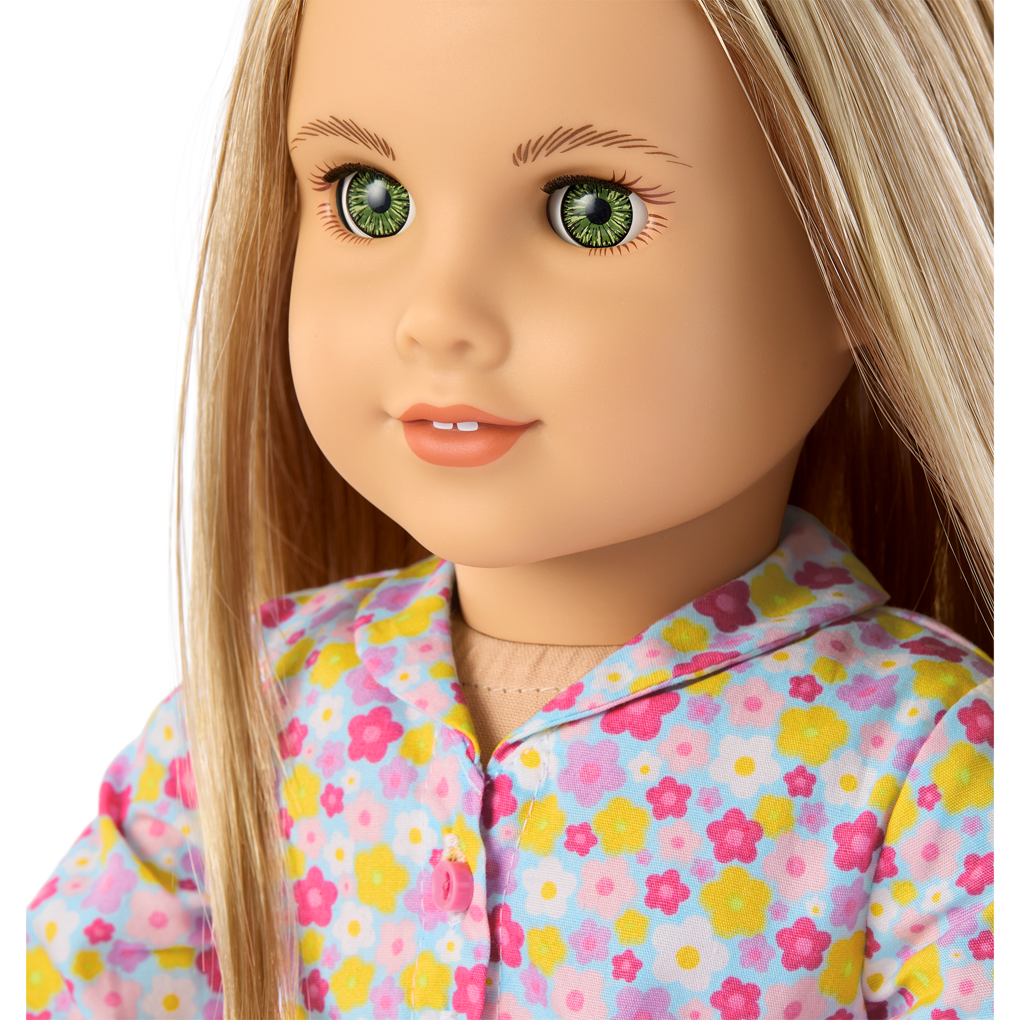 Isabel’s™ Floral Dreams Pajamas for 18 inch Dolls - Soft Cotton Sleepwear for American Girl Dolls & Historical Characters - Perfect for Bedtime Play & Doll Collection Displays