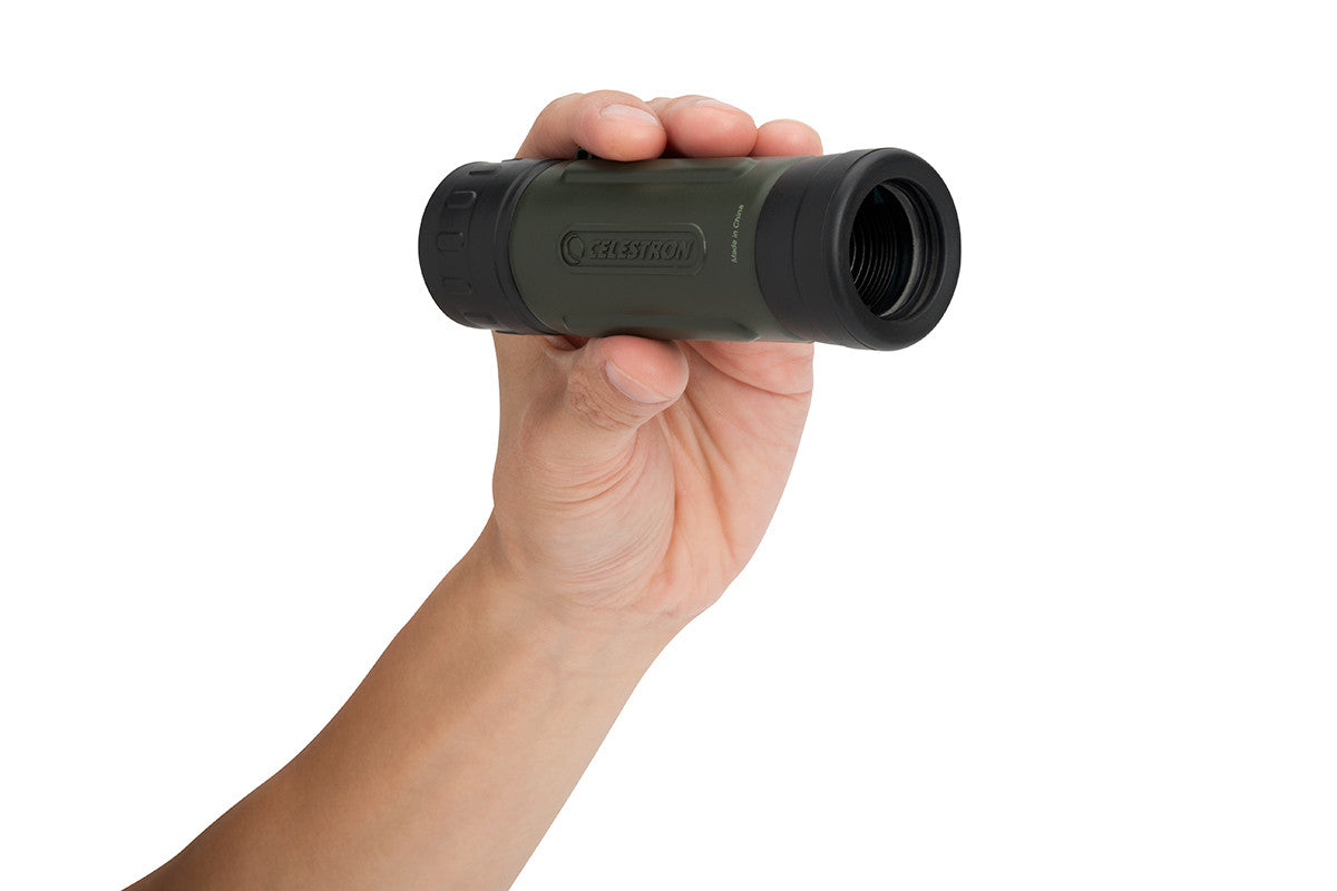 Celestron Elements 10x25 Monocular Telescope - Compact & Lightweight for Hiking, Bird Watching, Travel & Outdoor Adventures