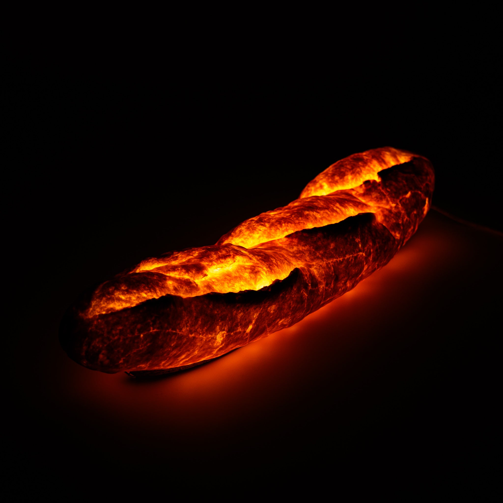 PAMPSHADE Real Bread Lamp - Batard Art Light by Yukiko Morita | Unique Home Decor for Living Room, Bedroom & Cafe Aesthetic