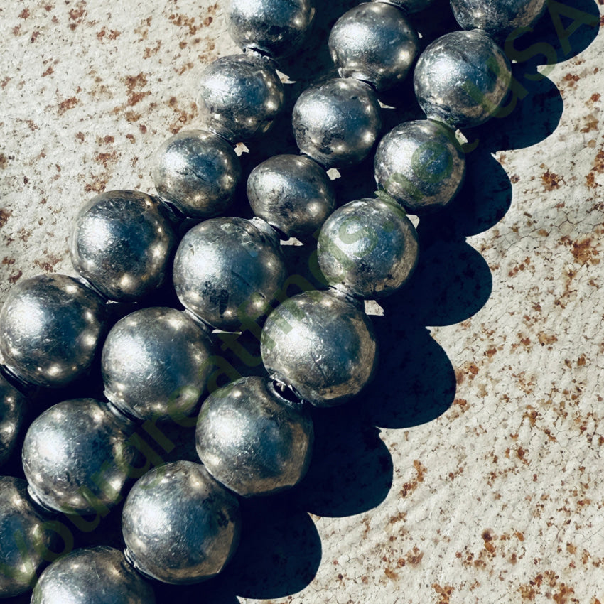 Vintage Mexican Sterling Silver Pearls Triple Strand Necklace – Handmade Jewelry for Women, Elegant Boho Necklace for Parties, Weddings & Special Occasions