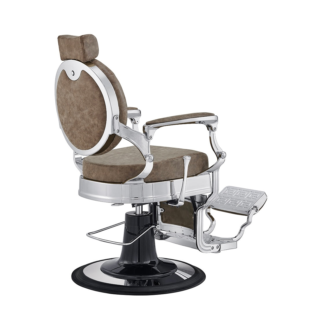 Julius Barber Chair - Professional Adjustable Salon Styling Chair for Haircuts & Shaving - Perfect for Barbershops, Salons & Home Grooming