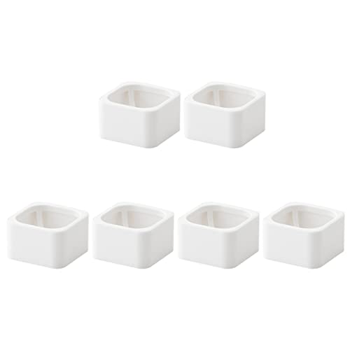 FRCOLOR Makeup Sponges Set - 6 Pack Beauty Blender Sponge with Travel Case for Foundation, Concealer & Powder - Portable Cosmetic Organizer for Makeup Artists & On-the-Go Touch Ups - Perfect for Home, Travel & Professional Makeup Kits