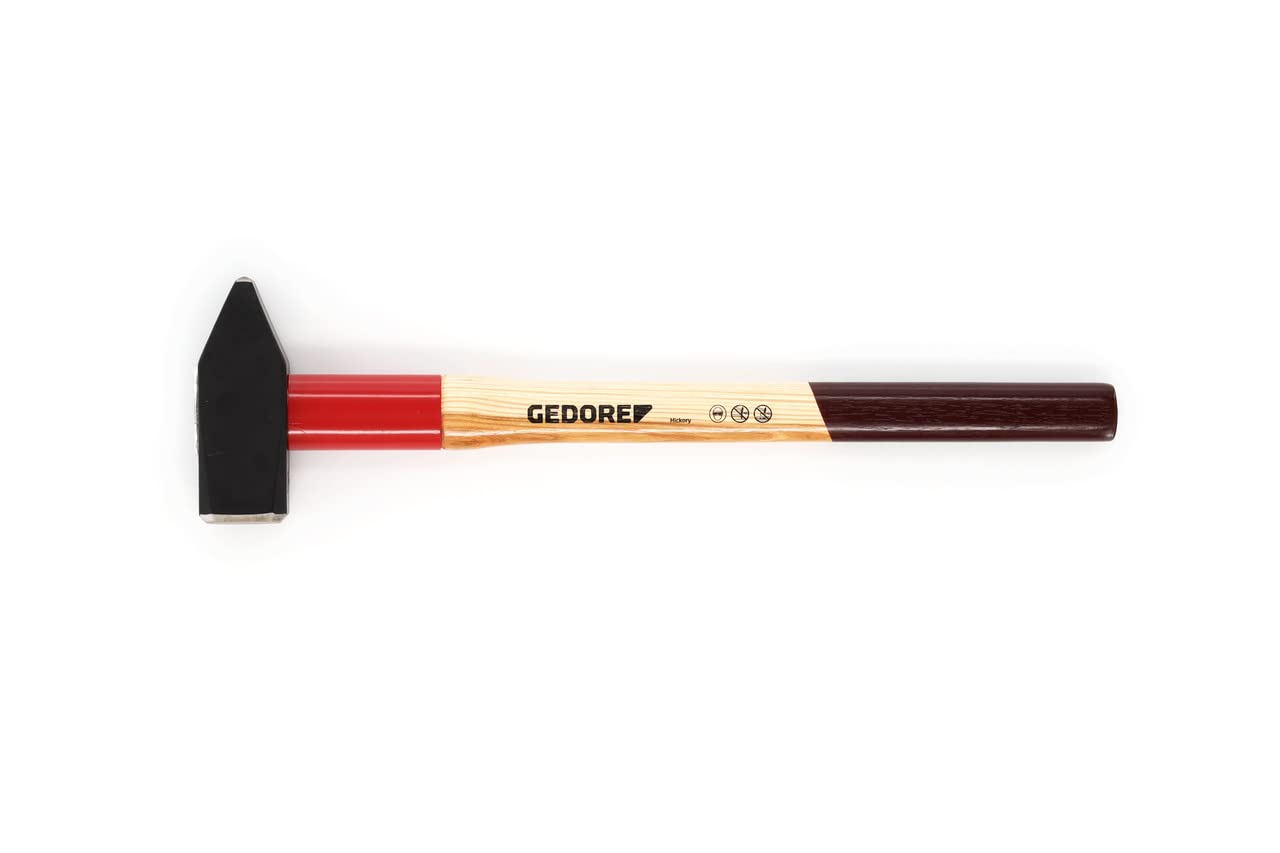 GEDORE 609 H-3 Sledge Hammer ROTBAND-Plus 3kg (6.6lbs) 600mm (23.6in) - Heavy Duty Forging & Demolition Tool for Construction, Metalwork & Blacksmithing