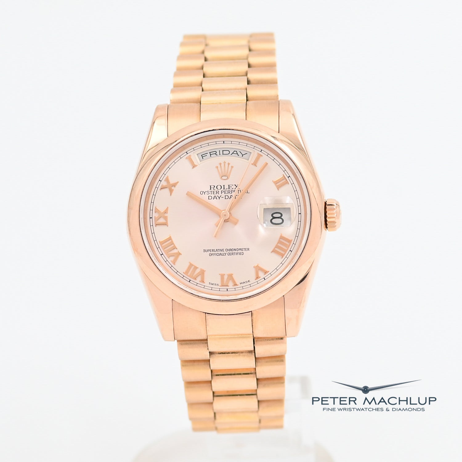 Rolex Day-Date 36mm 18K Gold Men's Watch - Luxury Automatic Timepiece for Business & Formal Occasions