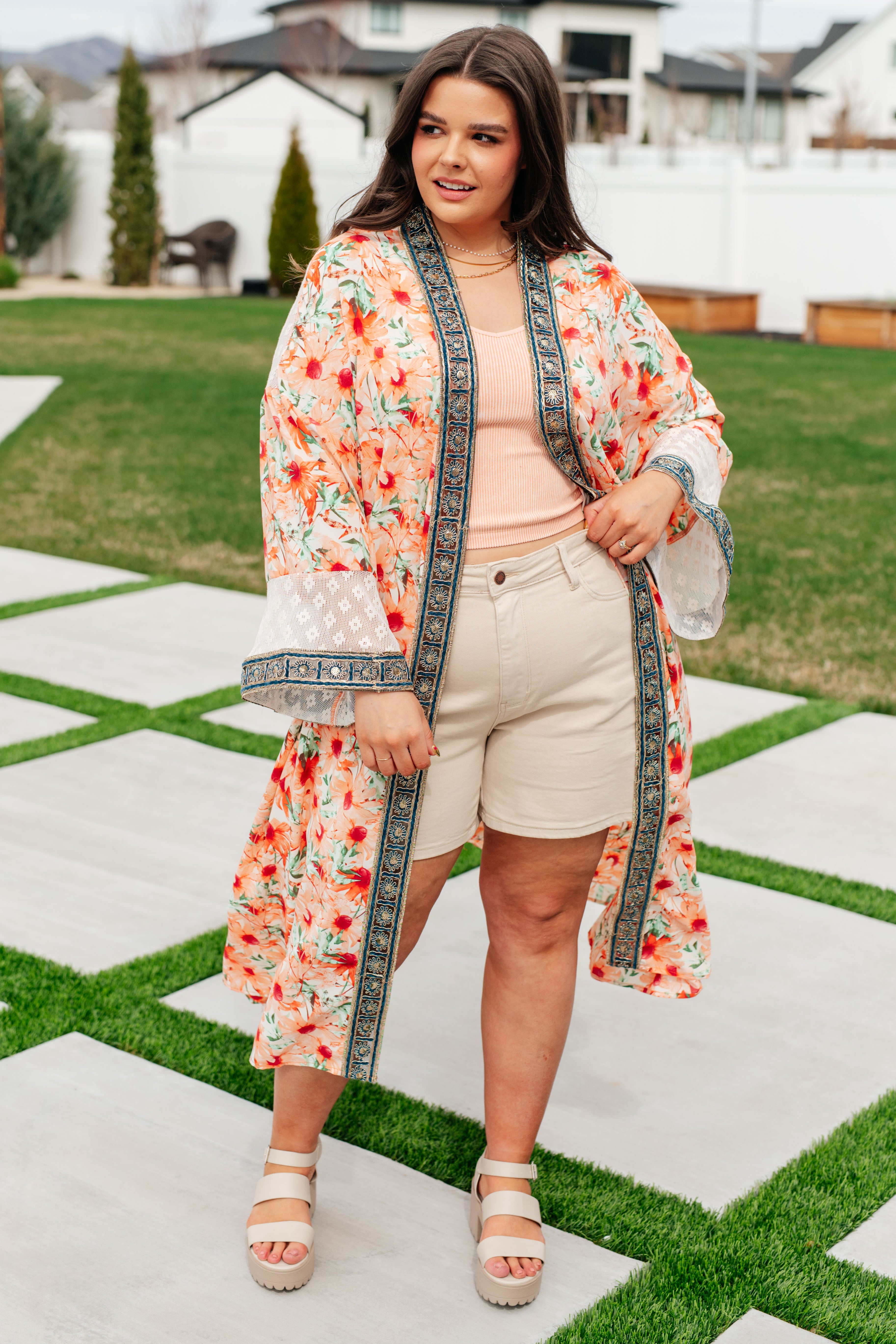 Festival of Feelings Duster Kimono - Elegant Flowy Long Cardigan for Women | Perfect for Festivals, Beach Cover Up, or Boho Chic Outfits