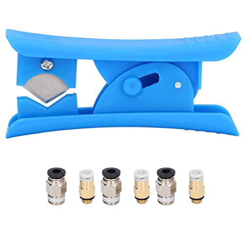 High-Quality PTFE Tube Fitting Kit - 3.2ft Low Friction PTFE Tubing for 3D Printers | Reduces Extruder Slippage & Improves Print Quality | Perfect for DIY 3D Printing Projects & Filament Feeding Systems