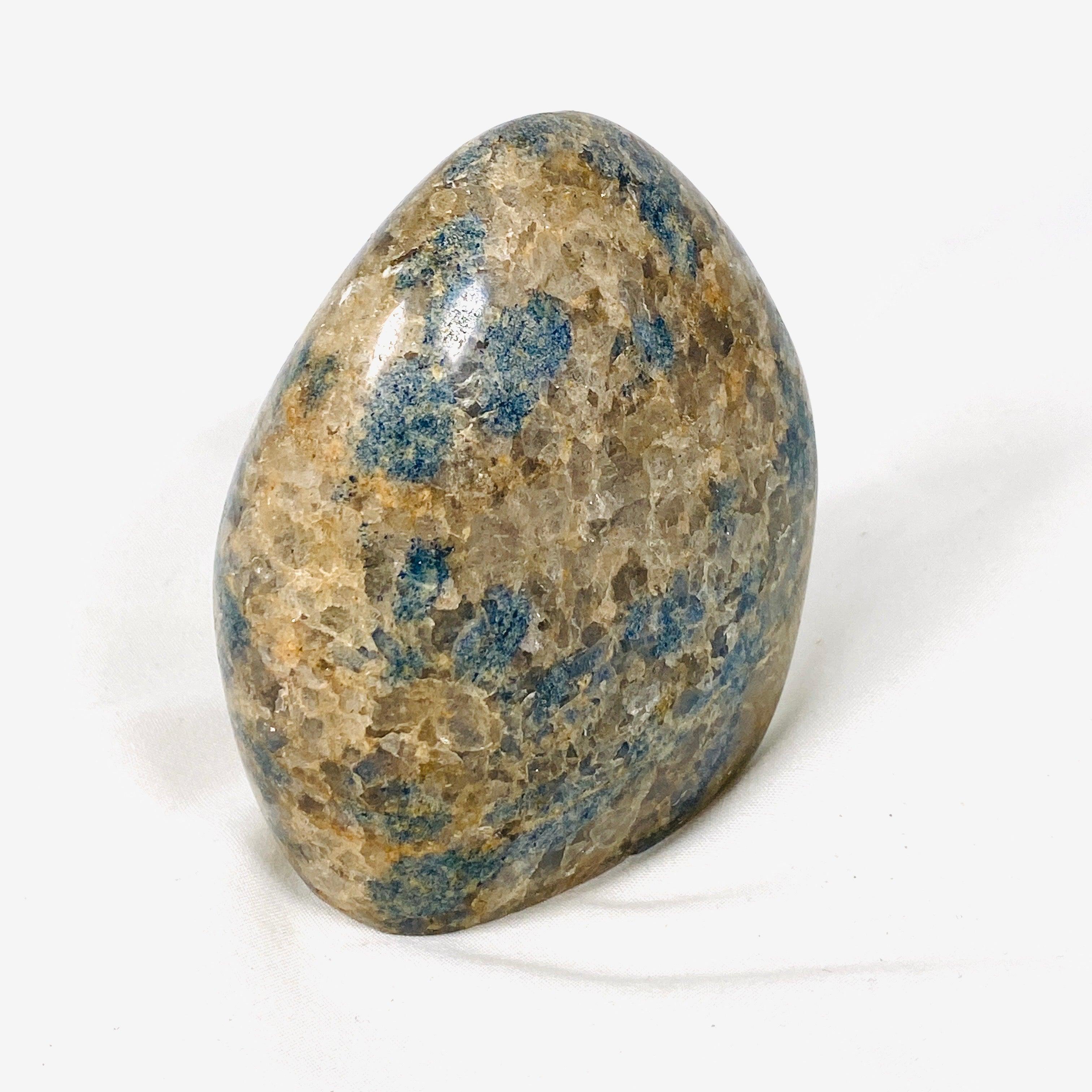 Natural Blue Spinel in Quartz Freeform Cabochon - C1332 | Healing Crystal for Meditation, Jewelry Making & Energy Work