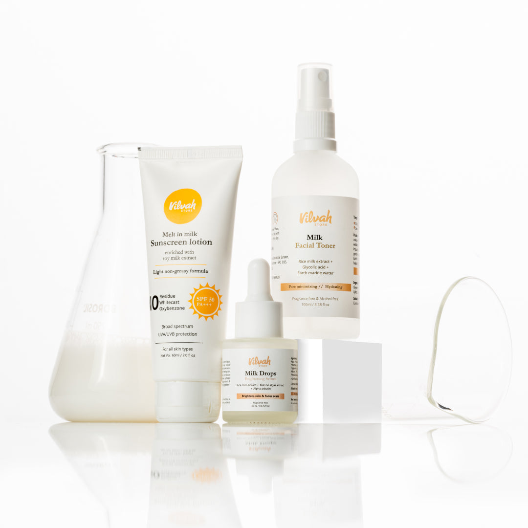 Organic Everyday Care Milk Kit for Babies - Gentle & Nourishing Baby Skincare Set - Perfect for Daily Moisturizing, Diaper Rash & Sensitive Skin Care