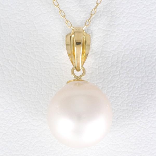 18K Yellow Gold Pearl Necklace for Women - Elegant Cultured Pearl Jewelry Gift for Anniversary, Wedding & Special Occasions