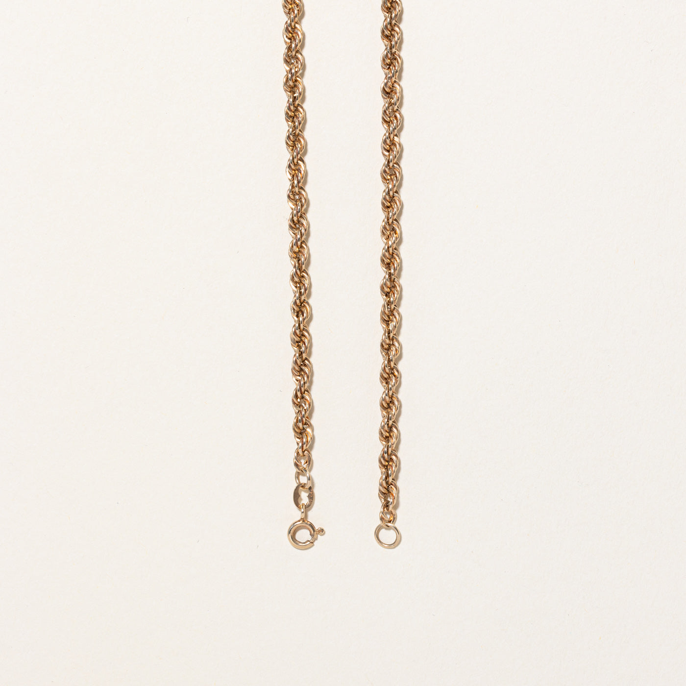 10K Yellow Gold Rope Chain Necklace 21 Inches - Elegant Jewelry for Women & Men, Perfect for Everyday Wear, Gifts & Special Occasions