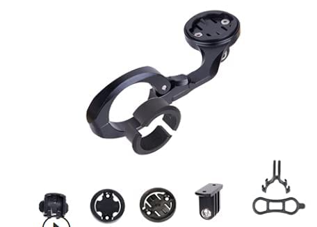 Peahog Aluminum Alloy Bike Stopwatch Mount - Out-Front Handlebar Mount for Mountain & Road Bicycles - Perfect for Cycling, Training & Fitness Tracking