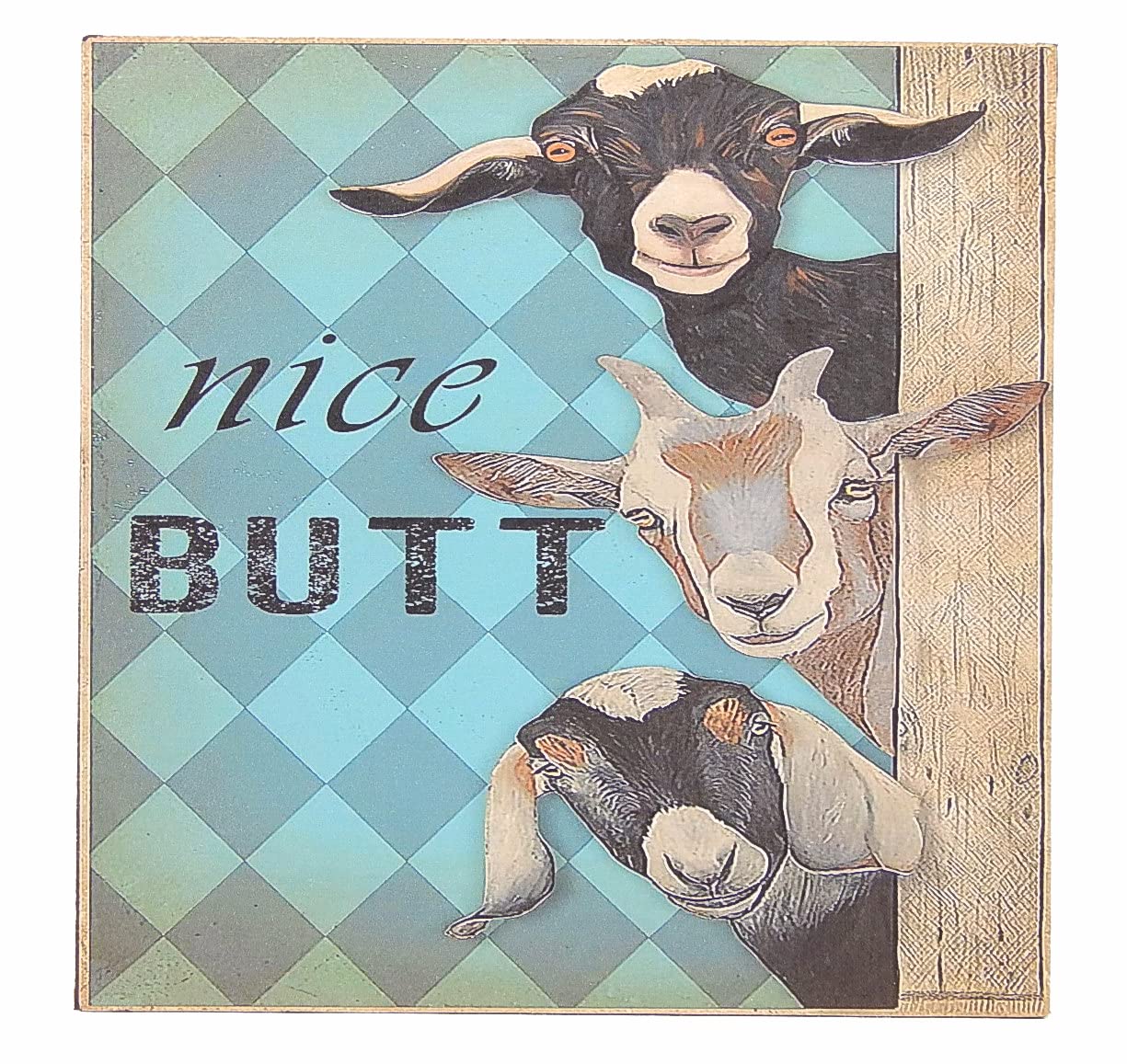 Funny Goat Bathroom Sign - 5